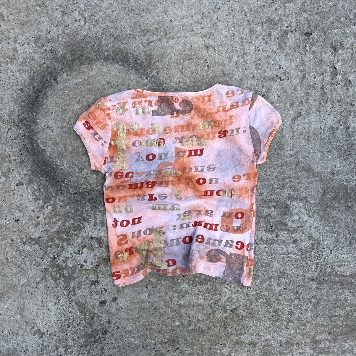 Japanese Brand × Vintage Vintage Japanese Style Crop Top Dismero Y2K 90s Grugne Size S / US 4 / IT 40 - 3 Thumbnail