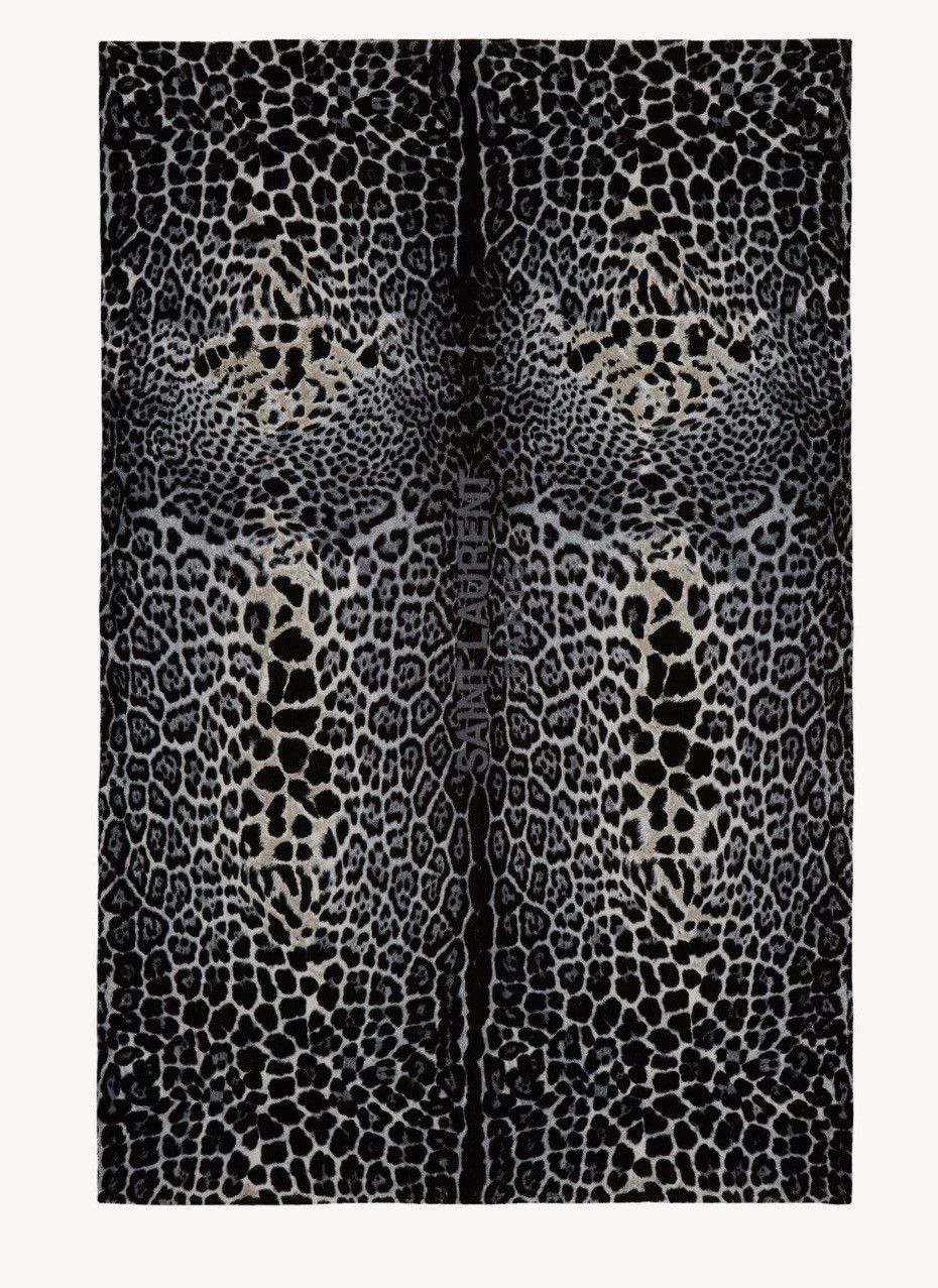 Saint Laurent Paris LEOPARD PRINT BATH SHEET or BEACH TOWEL - NWT Size ONE SIZE - 1 Thumbnail