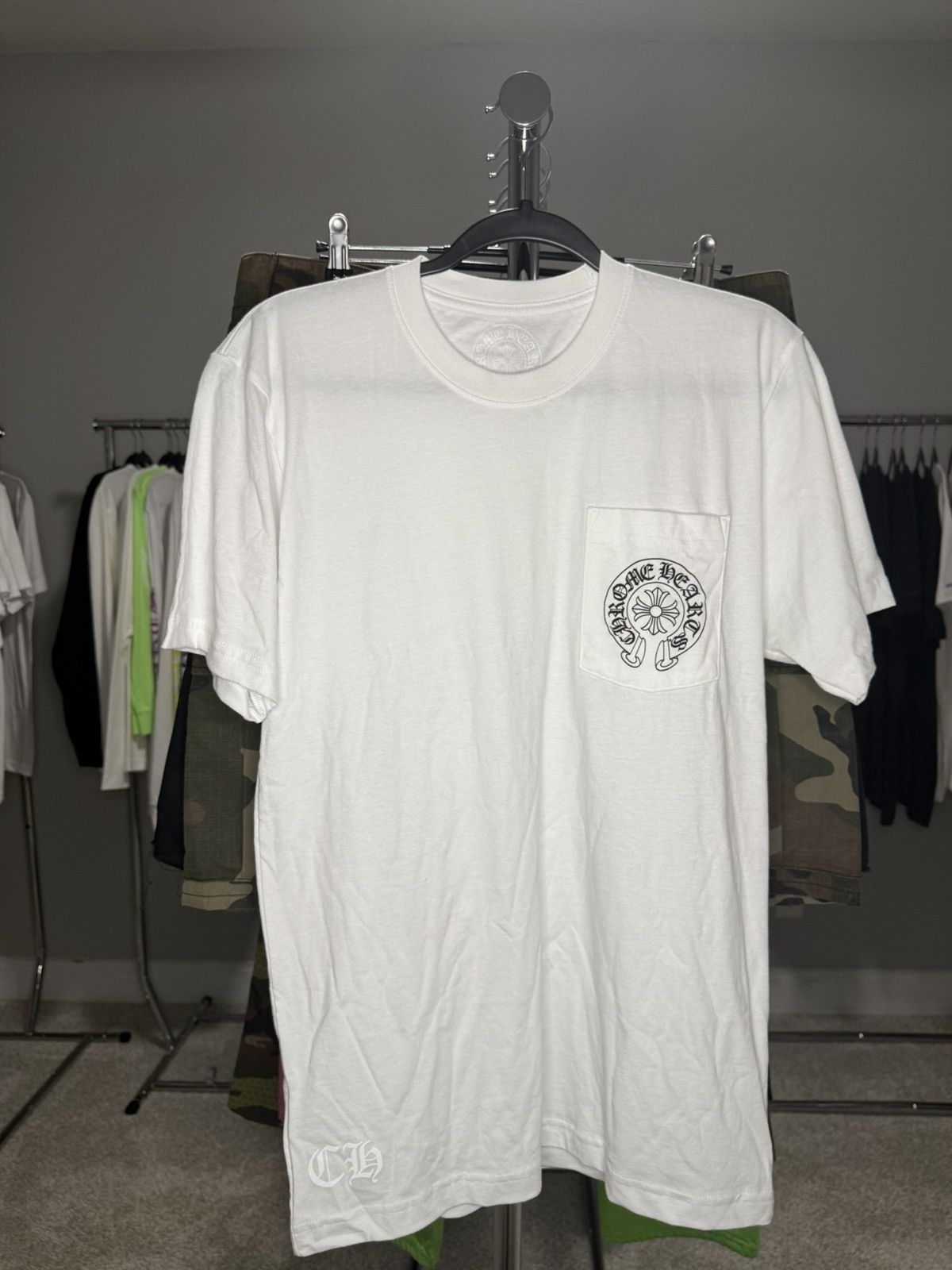 Chrome Hearts Chrome Hearts White Miami Horseshoe S/s Size US M / EU 48-50 / 2 - 2 Thumbnail