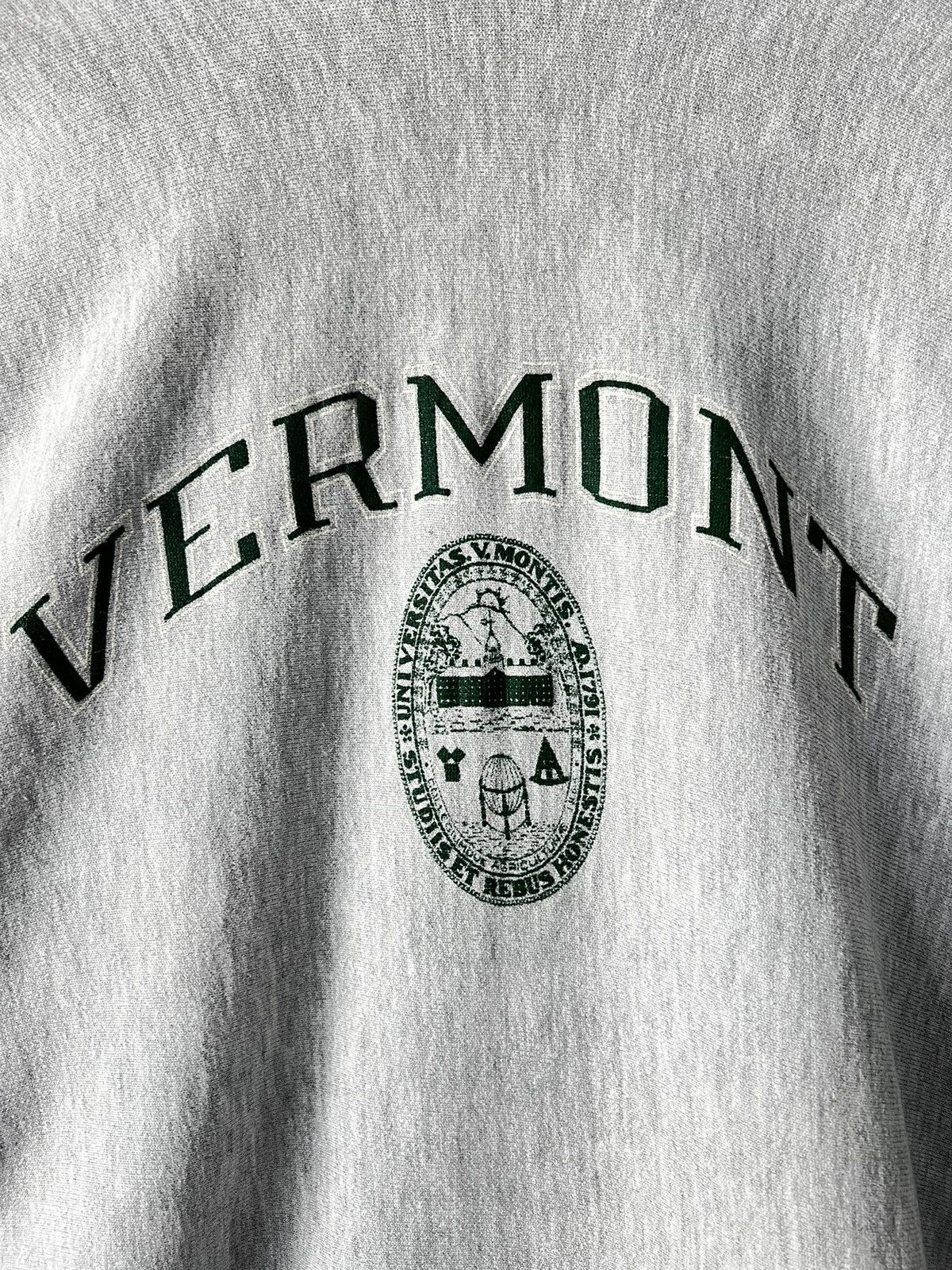Champion Vintage 80s Champion Reverse Weave Vermont Hoodie Size US XL / EU 56 / 4 - 5 Thumbnail