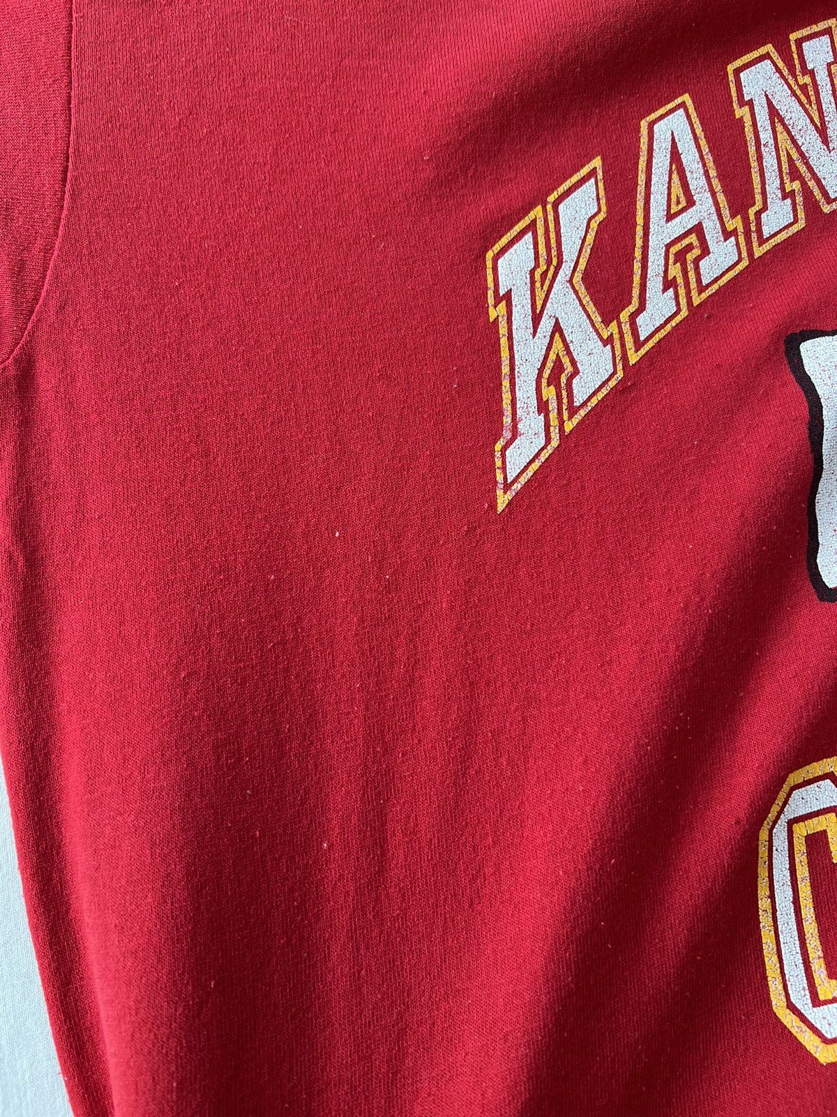 NFL Vintage 90s Kansas City Chiefs NFL Logo 7 T-shirt Size US XL / EU 56 / 4 - 7 Thumbnail
