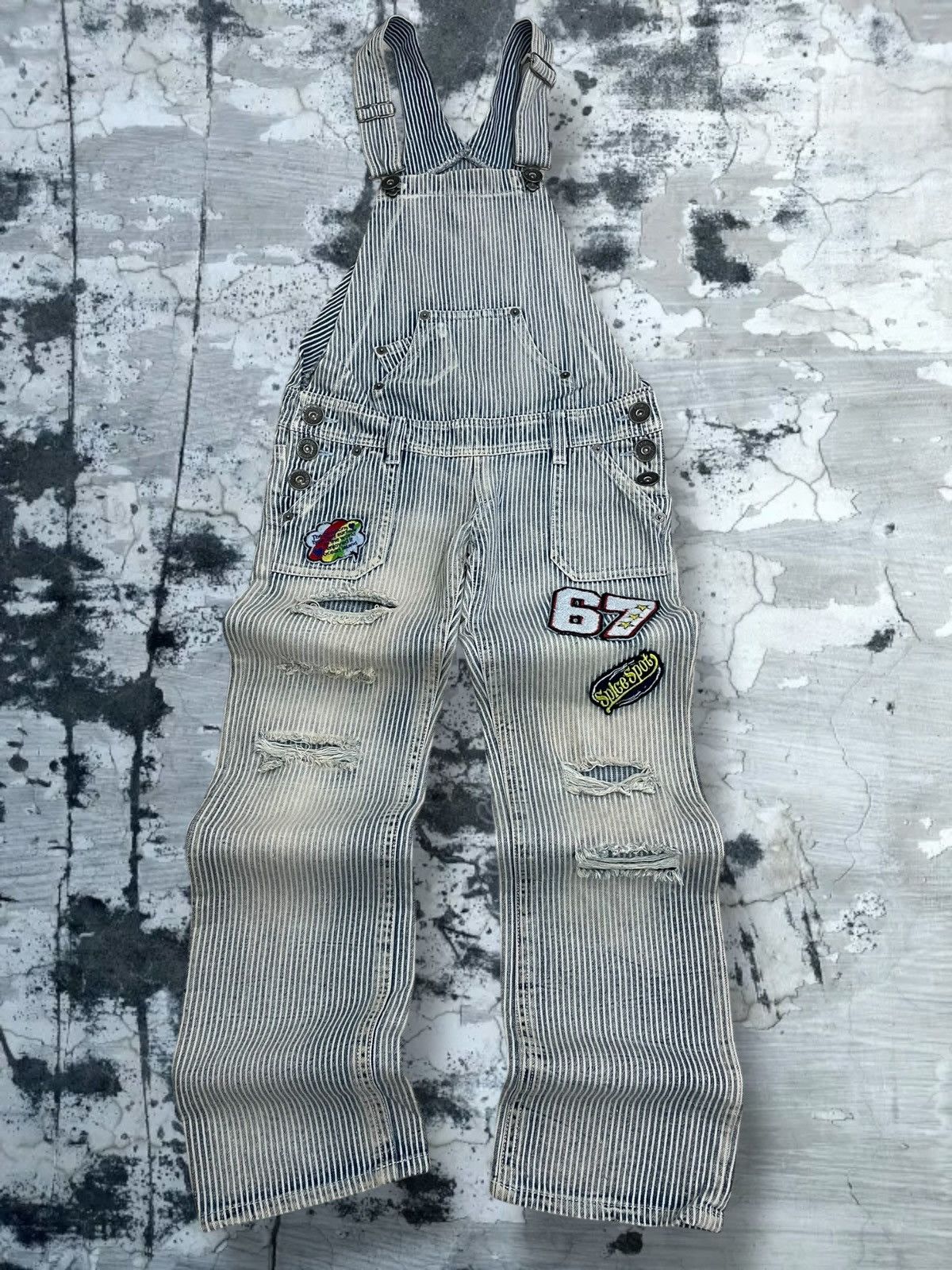 Hysteric Glamour Vintage 90s Japan Designer Blue Moon Californication Overall Size US 32 / EU 48 - 1 Thumbnail
