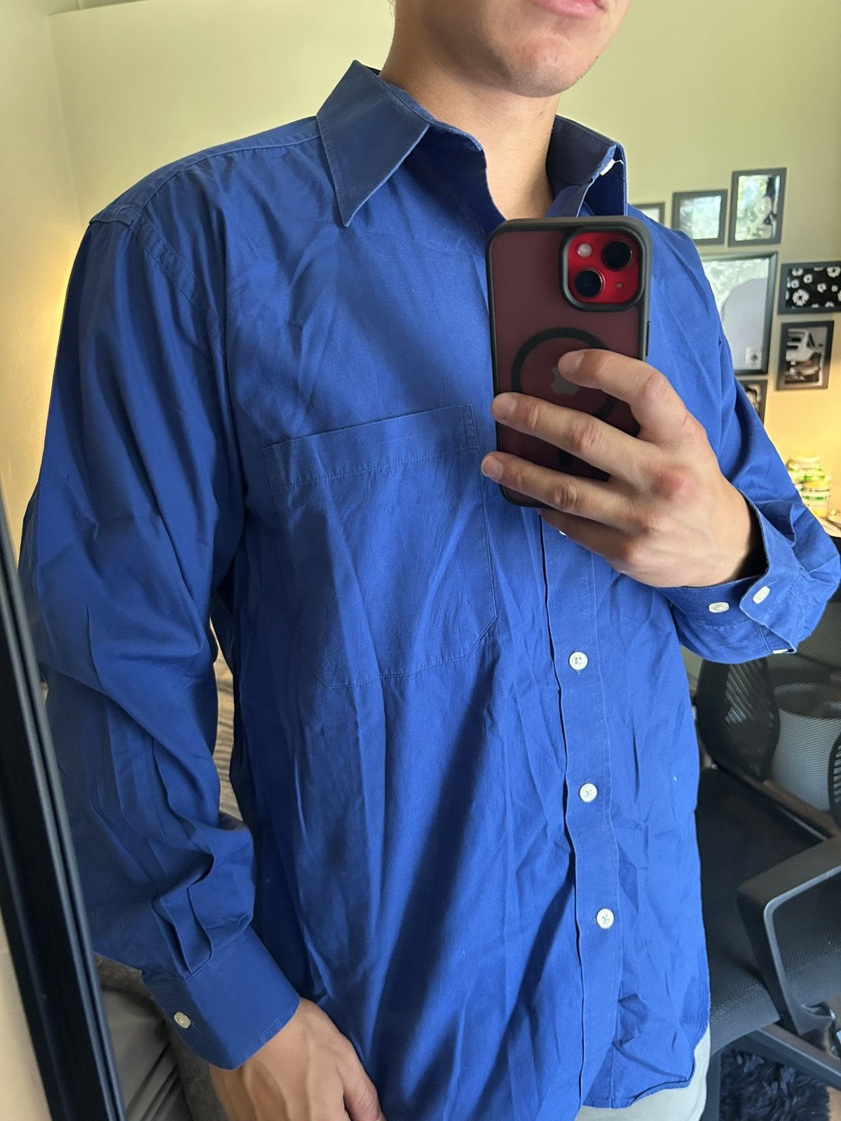 Dior Christian dior blue button up Size US M / EU 48-50 / 2 - 4 Thumbnail