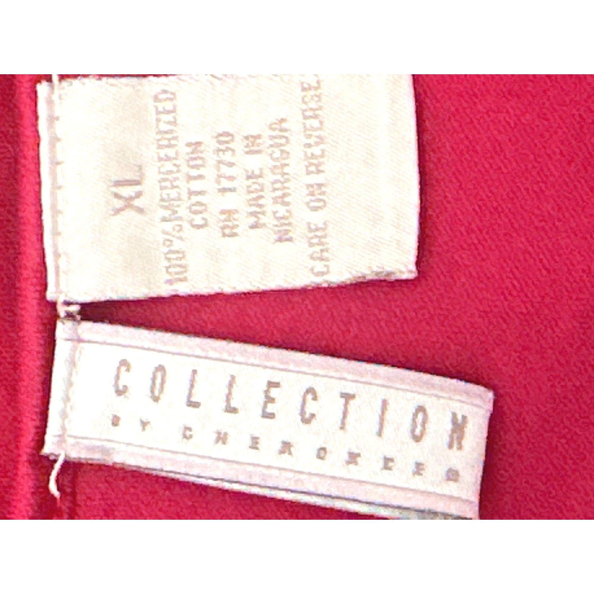 Cherokee Collection by Cherokee XL Burgundy Dressy Sleeveless V Neck Size XL / US 12-14 / IT 48-50 - 7 Thumbnail