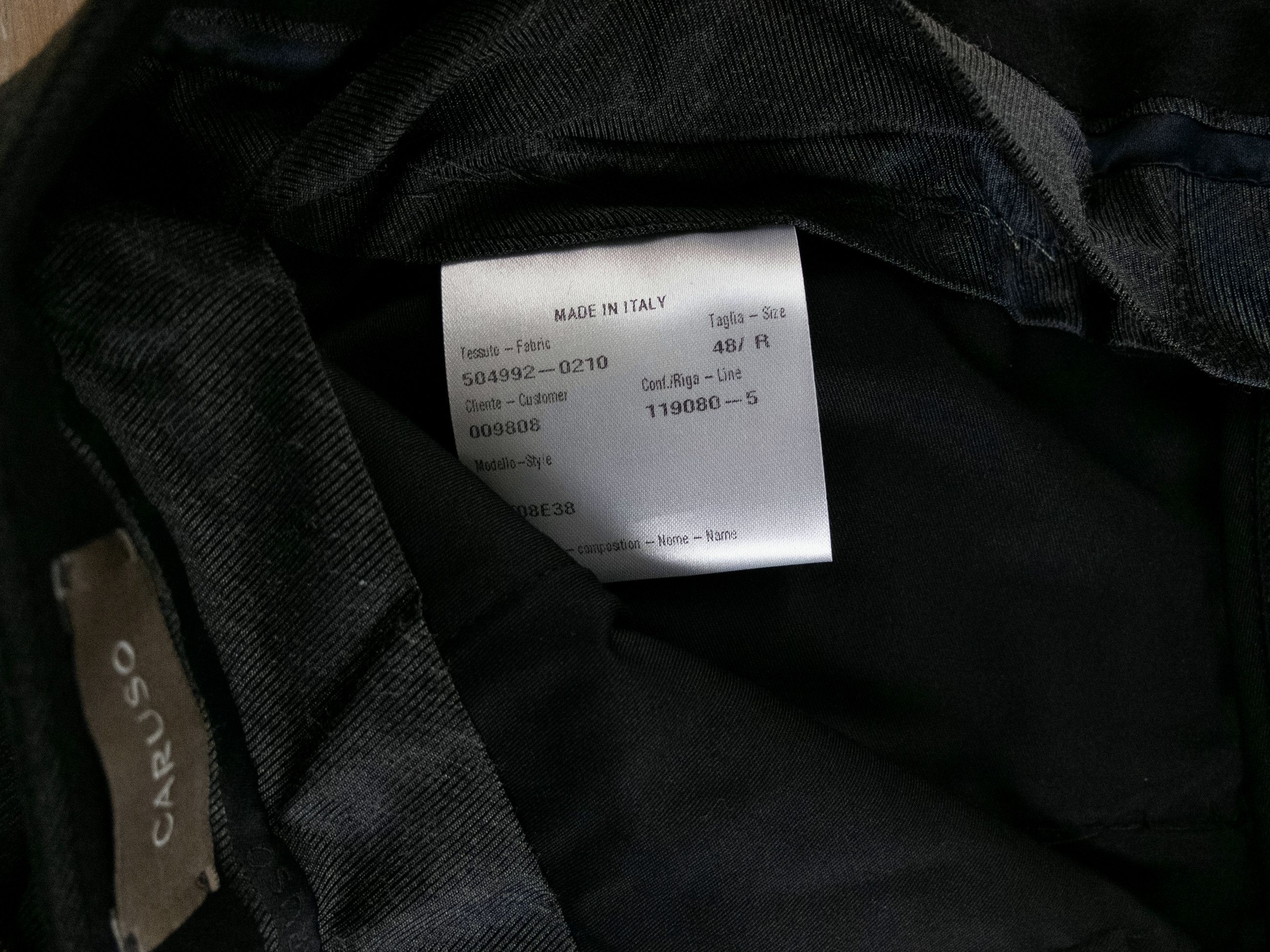 Caruso CARUSO dark gray wool sport pants trousers 32 authentic NWT Size US 32 / EU 48 - 6 Thumbnail