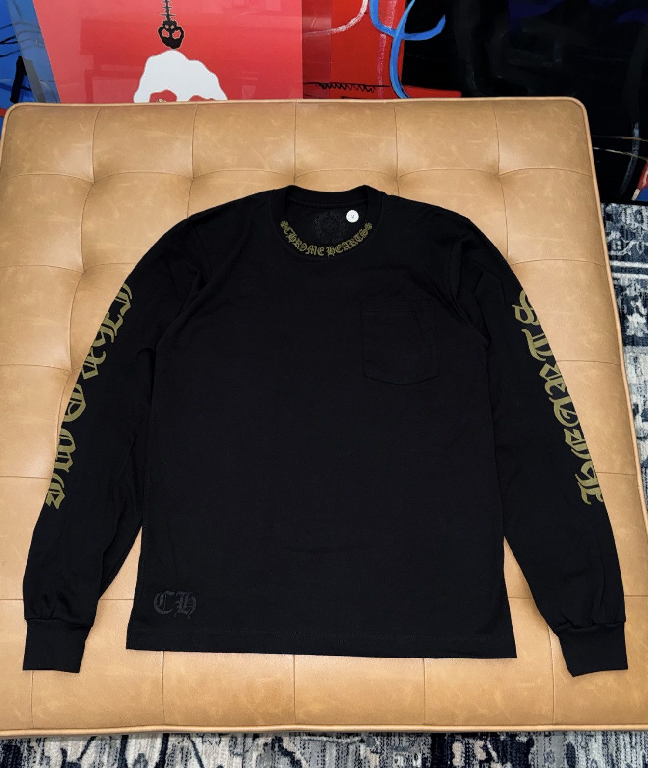 Chrome Hearts Chrome hearts long sleeve logo t shirt Size US M / EU 48-50 / 2 - 1 Thumbnail
