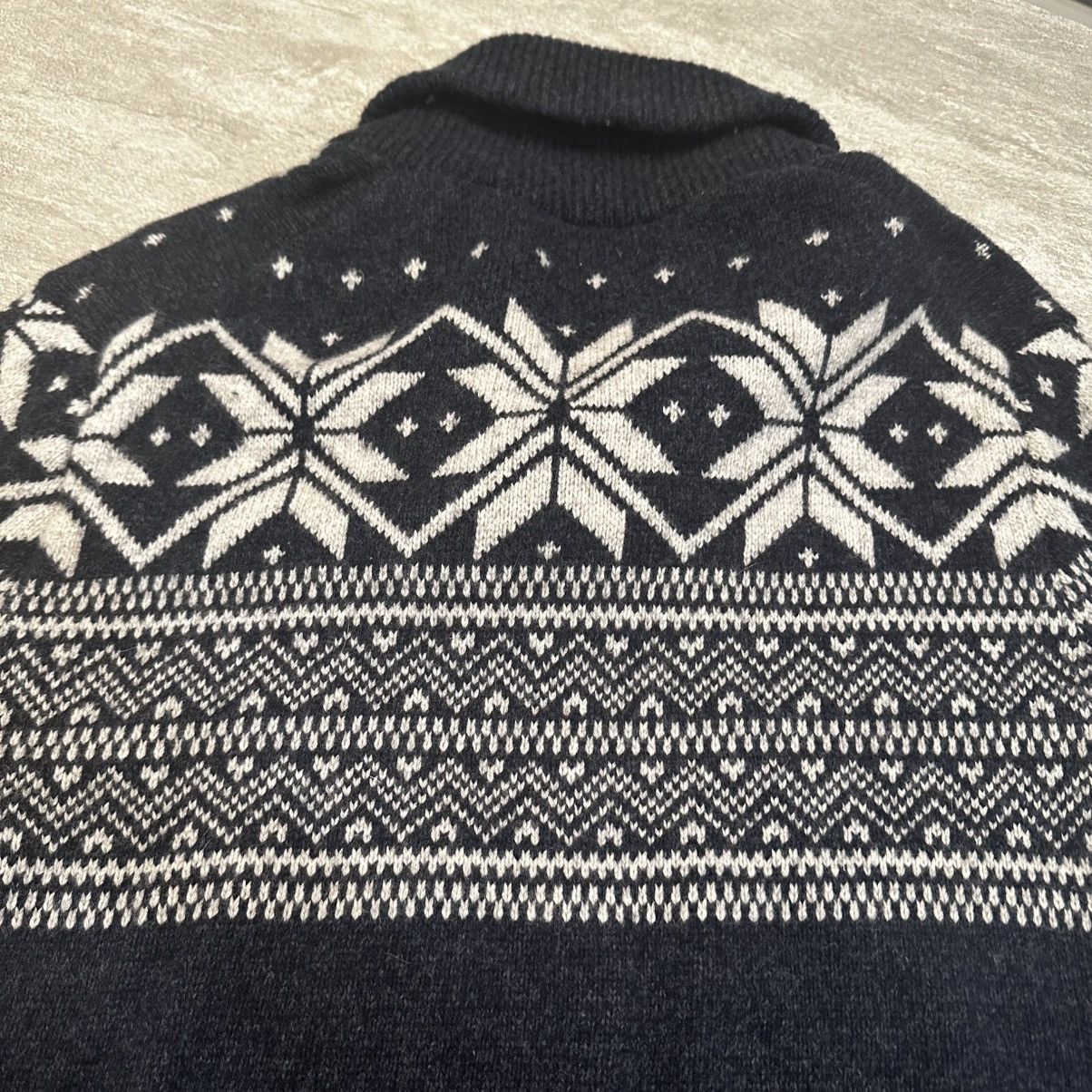 Gap × Vintage Gap Sweater Lambswool Neck Fair Isle Knit Vintage Nordic Size US XL / EU 56 / 4 - 7 Thumbnail