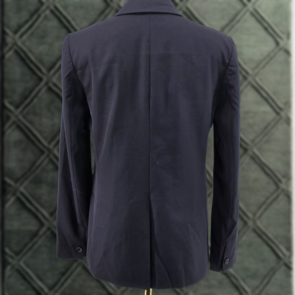 Everlane Everlane Blazer Womens 4 Blue Slim Fit One-Button Wool Shell Lined Jacket Size S / US 4 / IT 40 - 1 Thumbnail
