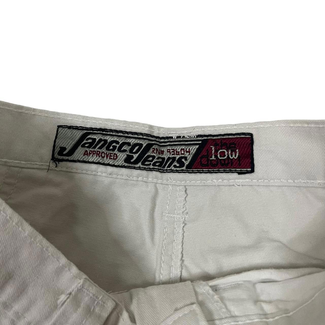 JNCO JNCO Men's Cream and White Jeans Size US 28 / EU 44 - 4 Thumbnail