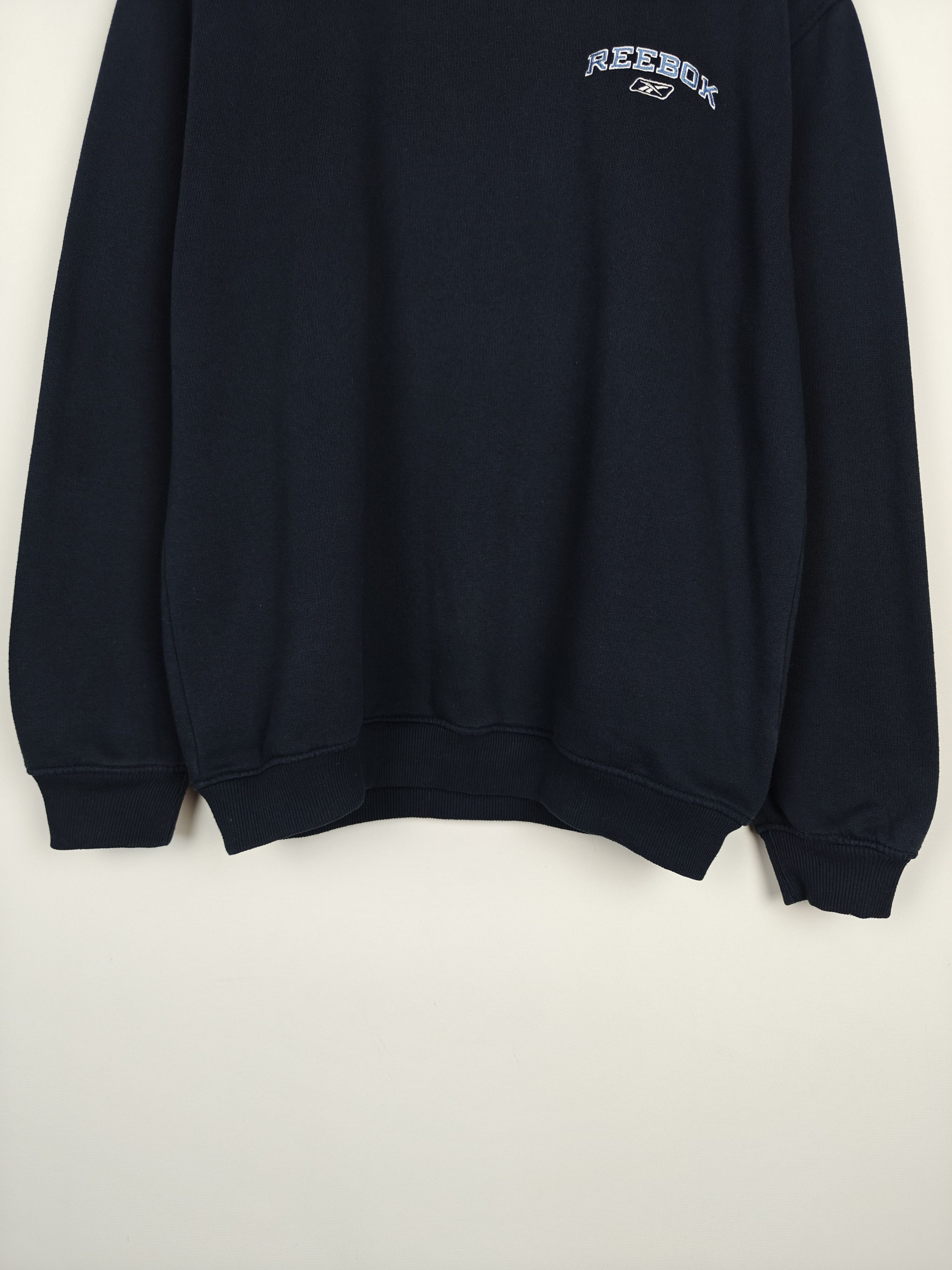 Reebok Reebok VTG Sweatshirt Crewneck Pullover Logo Blue M Size US M / EU 48-50 / 2 - 3 Thumbnail