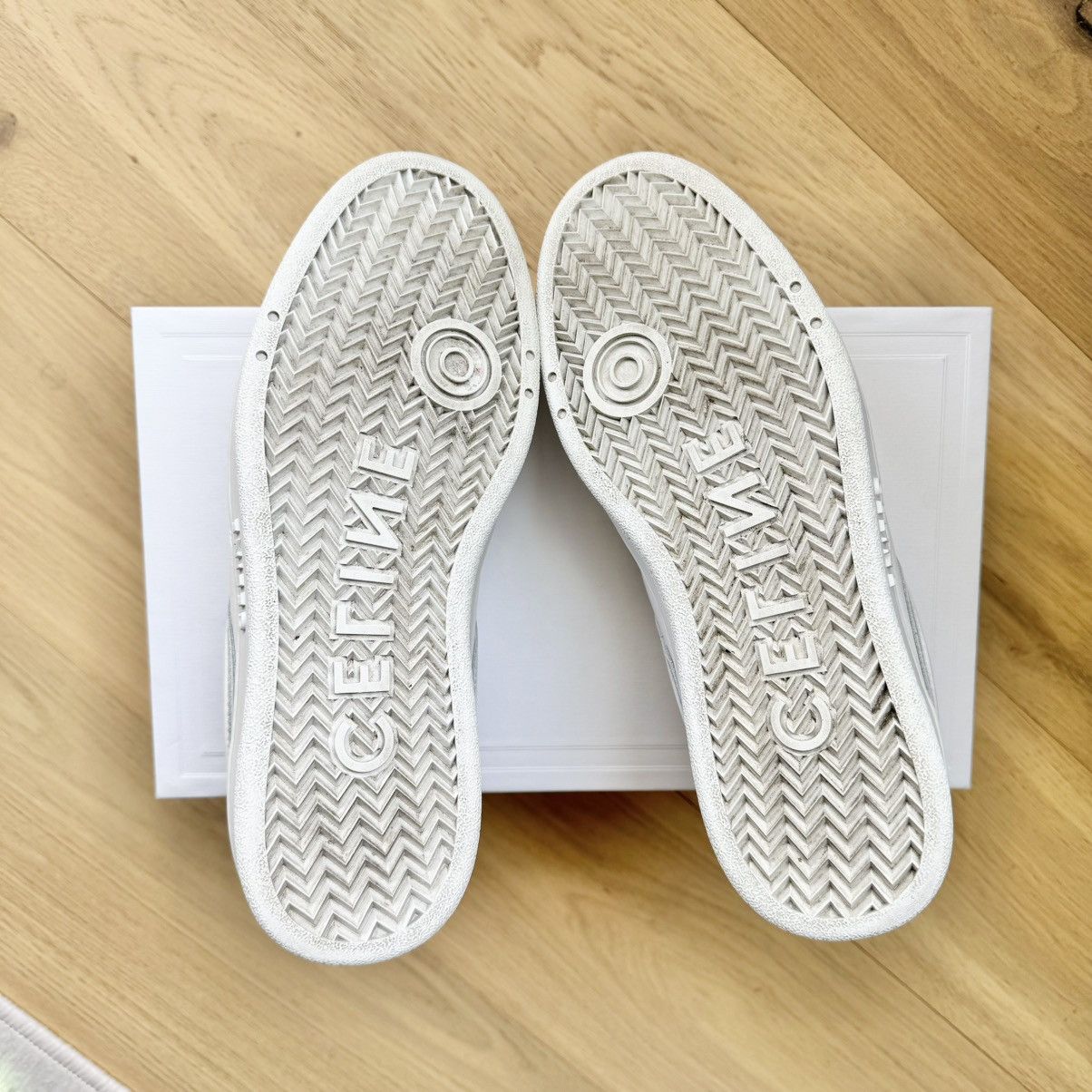Celine Celine Low Top Calfskin Trainer Size US 9 / EU 42 - 5 Thumbnail