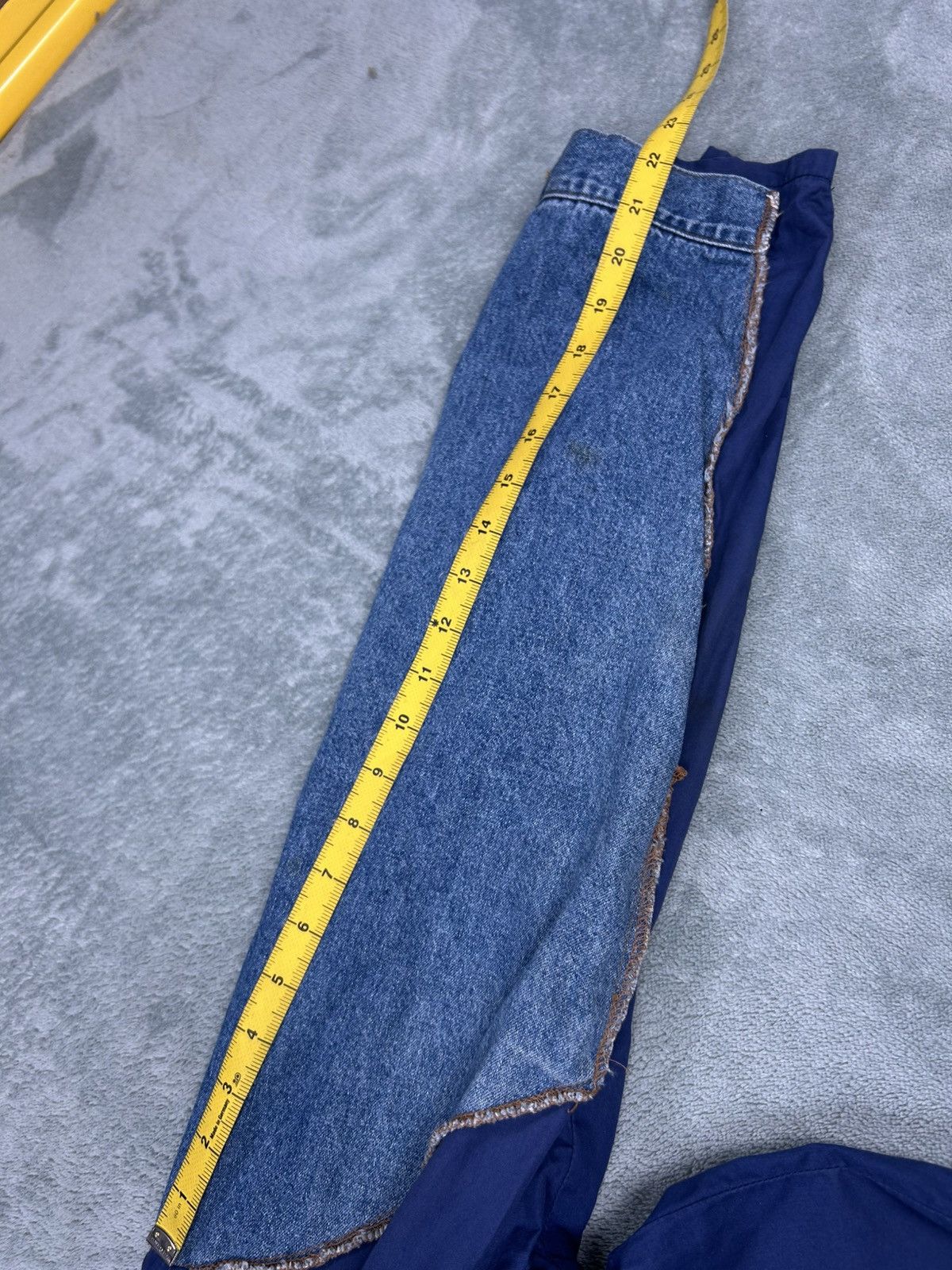 Jean Paul Gaultier Vintage Jean Paul Gaultier Fabric Switching Denim Jacket Size US M / EU 48-50 / 2 - 15 Thumbnail