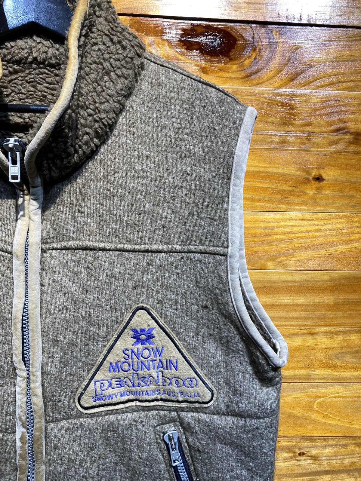 Vintage Vintage Peak A Boo by Basil Snow Mountain Fleece Vest Size US M / EU 48-50 / 2 - 8 Thumbnail