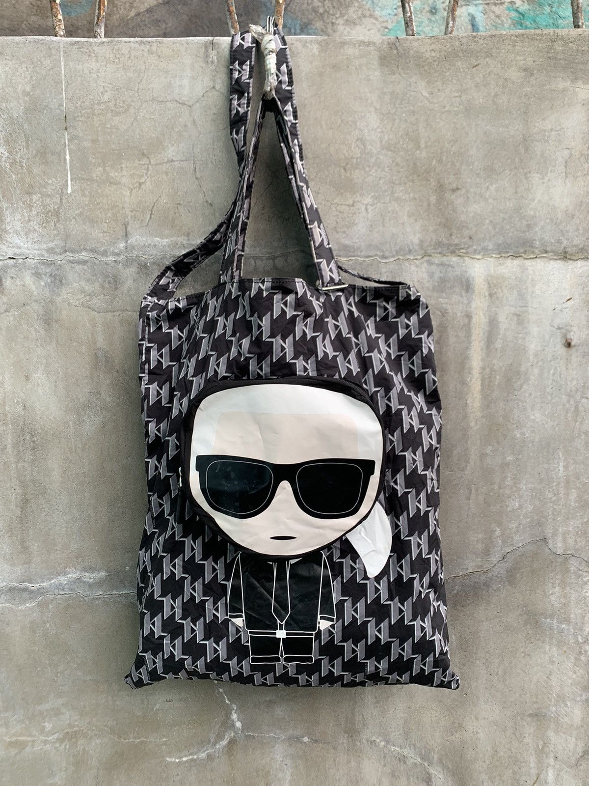 Karl Lagerfeld K/ikonik Monogram Nylon Tote Bag Size ONE SIZE - 1 Thumbnail