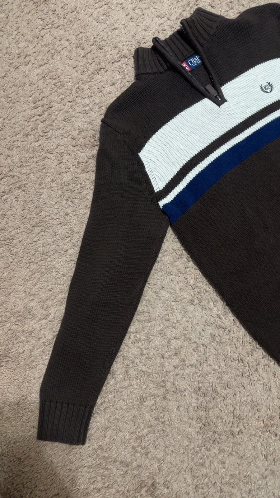 Chaps × Vintage Chaps Vintage Knitted Half-zip sweater Size Small used Size US S / EU 44-46 / 1 - 4 Thumbnail