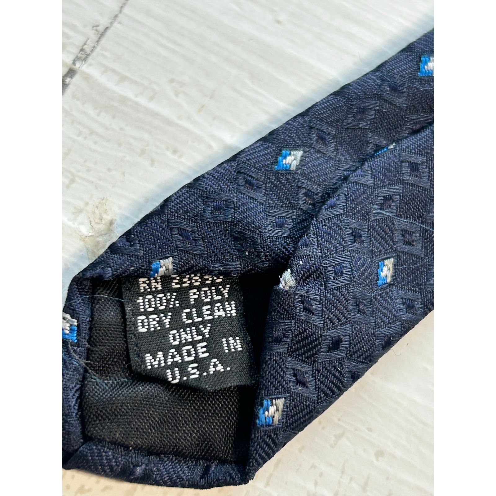 Other The American Edition Collection Tie Black Gray Blue Size ONE SIZE - 3 Thumbnail