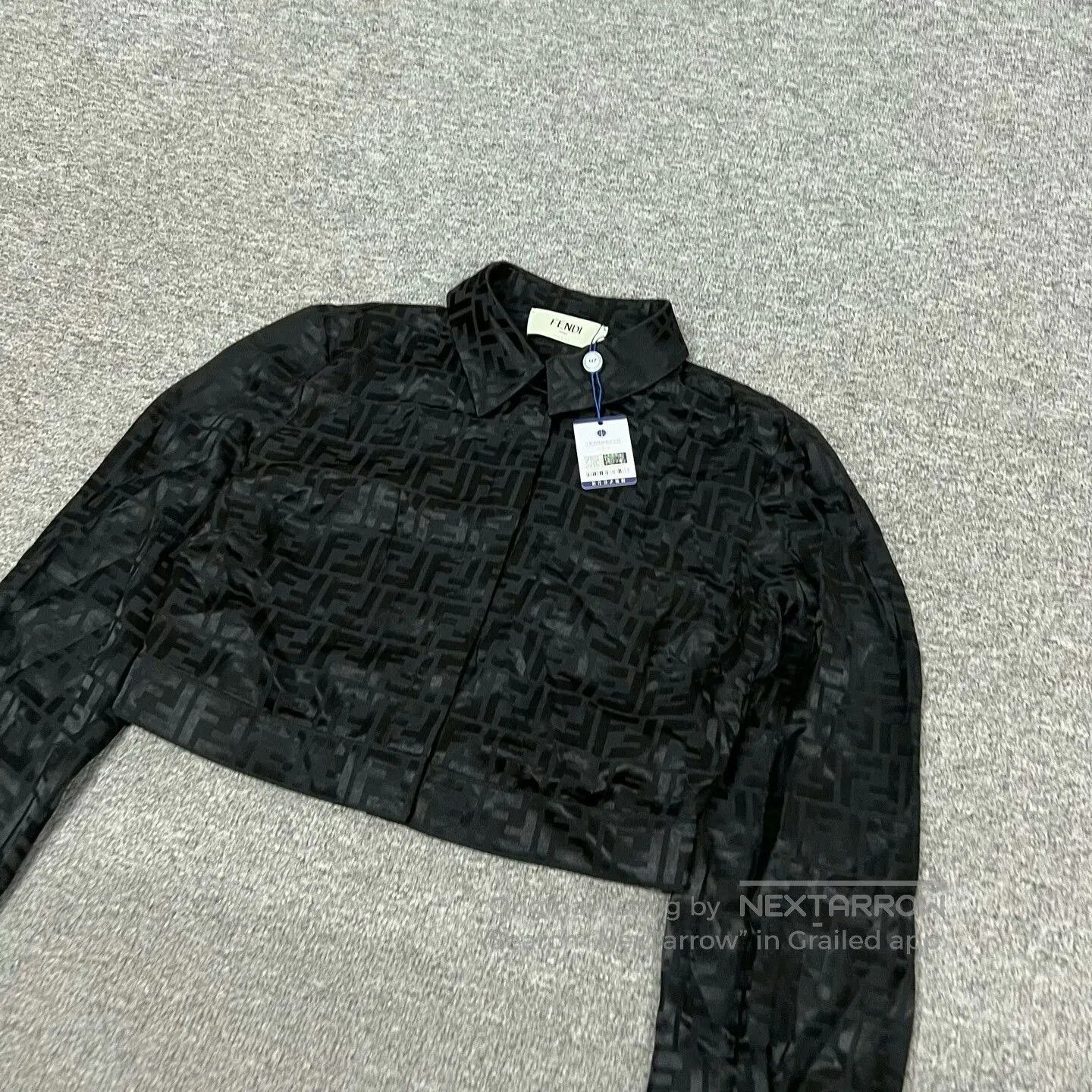 Fendi fendi black silk printed shirt. Size US M / EU 48-50 / 2 - 3 Thumbnail