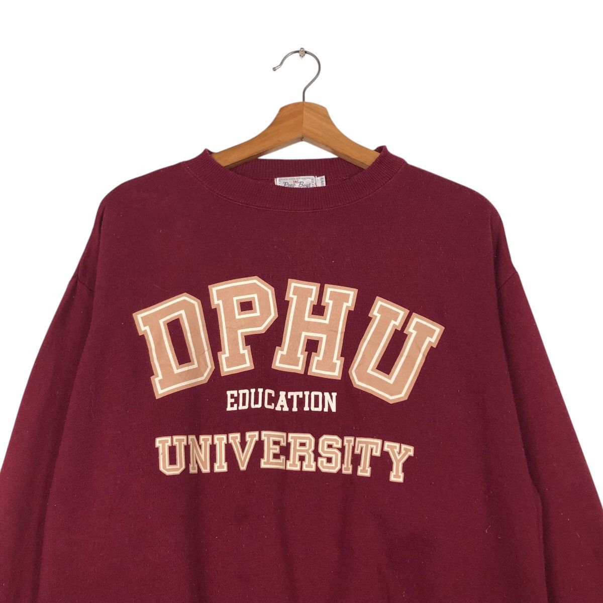 Japanese Brand DPHU University Collegiate Sweatshirt Prep Boys Campus Size US L / EU 52-54 / 3 - 4 Thumbnail