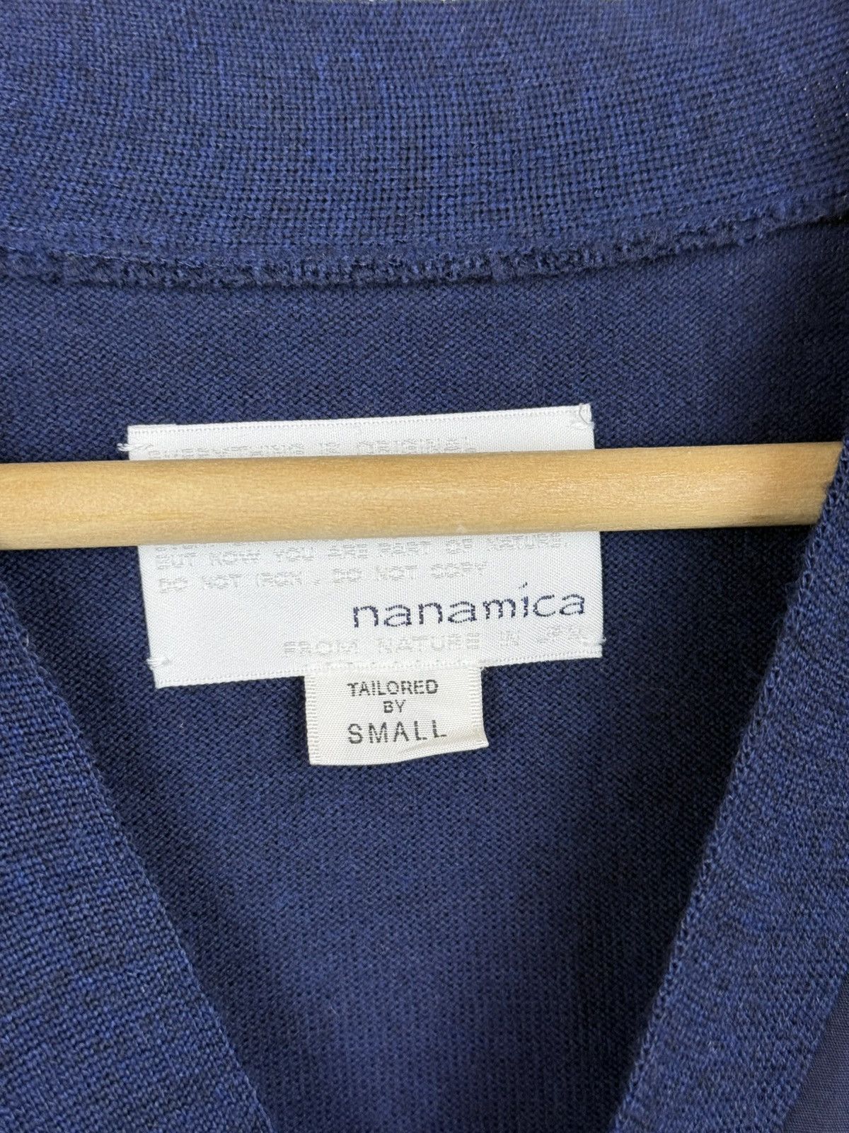 Nanamica Nanamica Hybrid Wool Cardigan Jacket Navy – Made in Japan Size US S / EU 44-46 / 1 - 3 Thumbnail