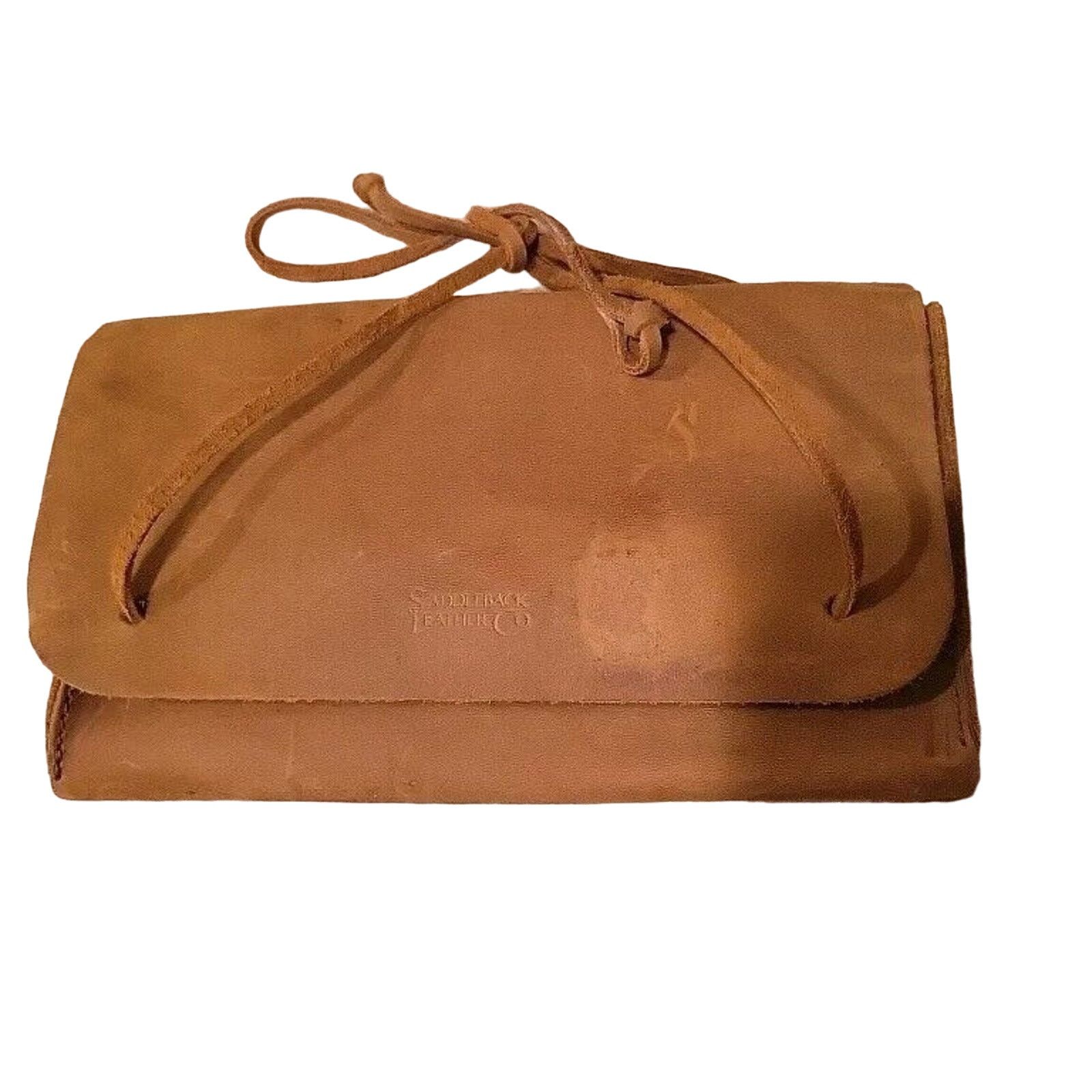 Saddleback Leather Saddleback Leather Company Wallet Clutch Ties Brown Buckskin Size ONE SIZE - 1 Thumbnail