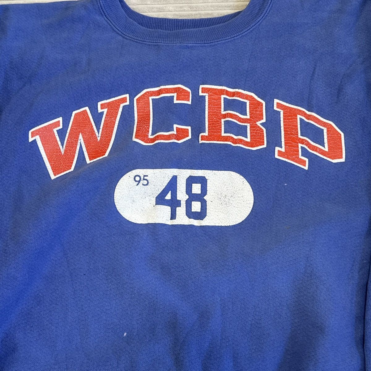 Champion Champion 90s Vintage Reverse Weave Crewneck Sweatshirt WCBP Size US XXL / EU 58 / 5 - 2 Thumbnail