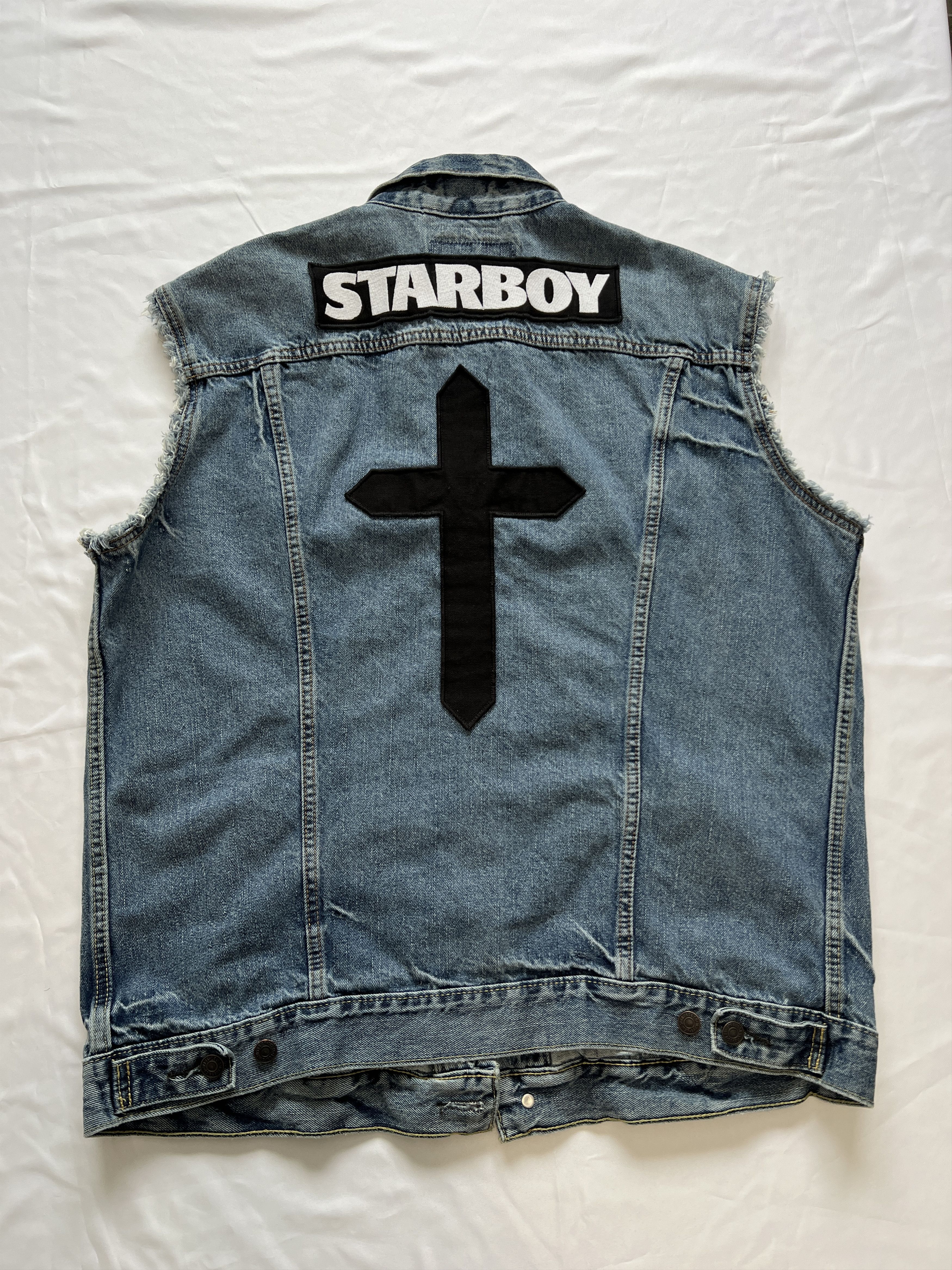 Levi's Levi’s x The Weeknd Starboy Denim Jean Vest XO Size US S / EU 44-46 / 1 - 1 Thumbnail