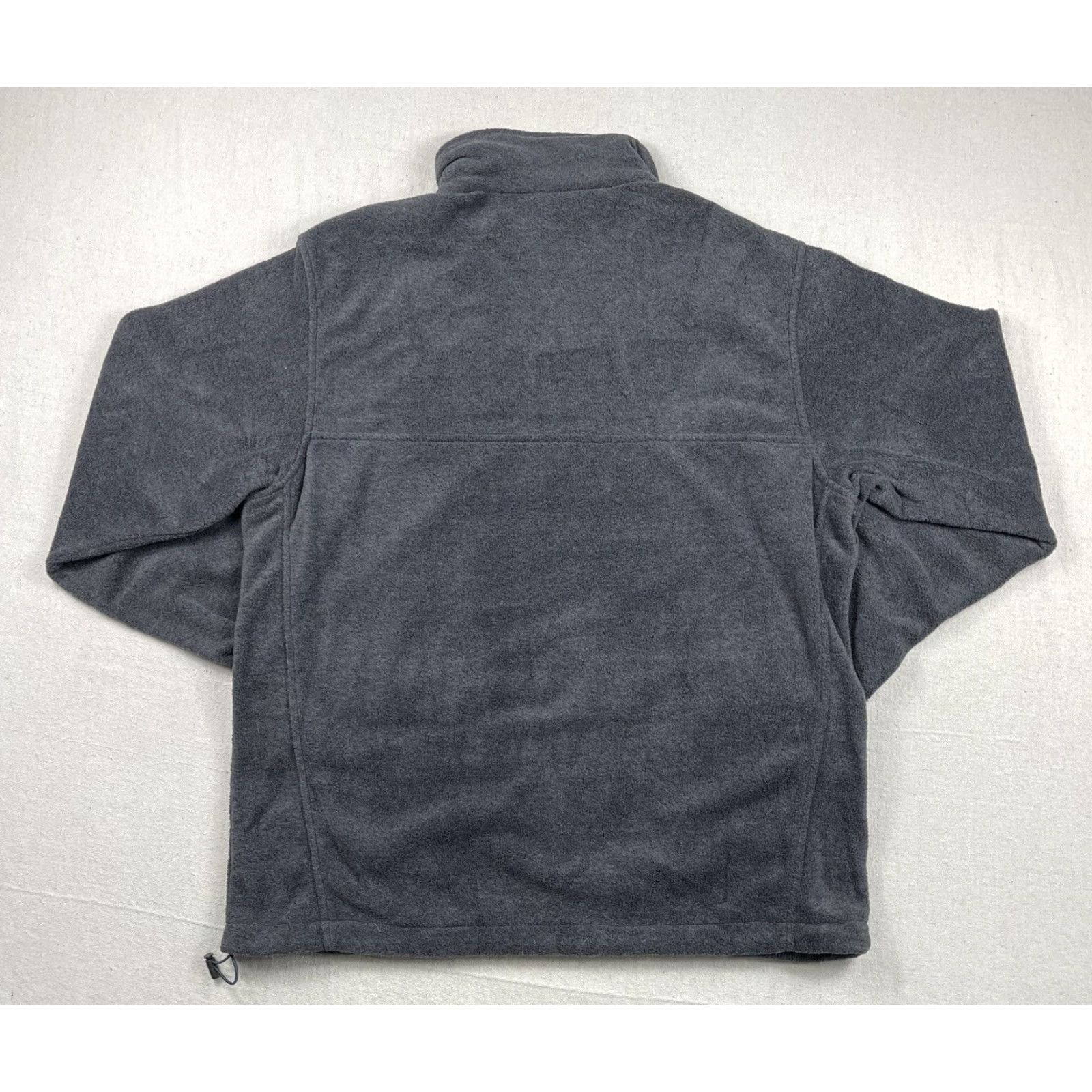 Vintage Columbia Full Zip Fleece Jacket Mens L Charcoal Gray Pockets Synch Waist Logo Zipper Practical Outdoor Casual Man Clothing Size US L / EU 52-54 / 3 - 2 Thumbnail