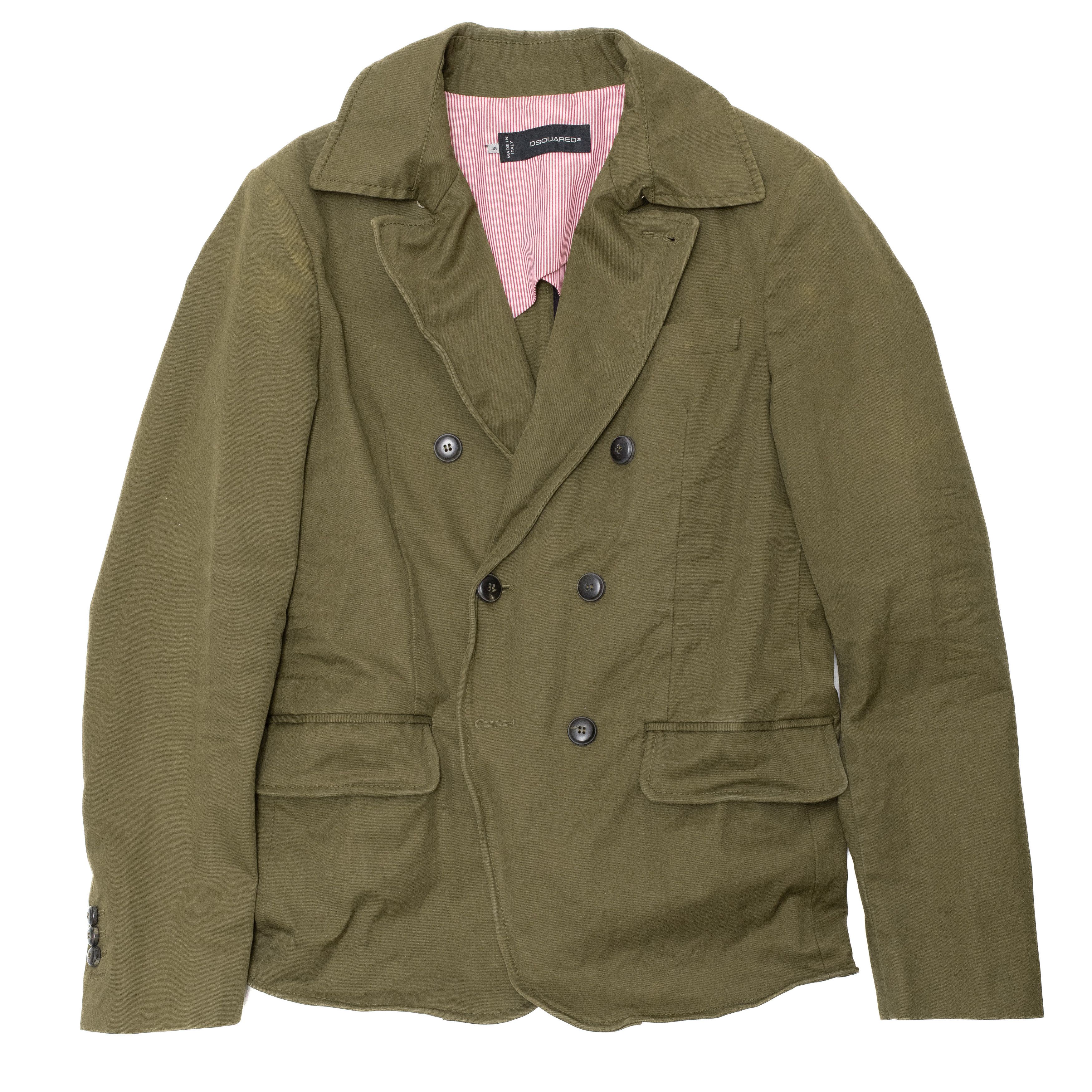 Dsquared2 *No Tariff* DSQUARED2 2013 Peacoat Double Breasted Jacket Size US M / EU 48-50 / 2 - 1 Thumbnail