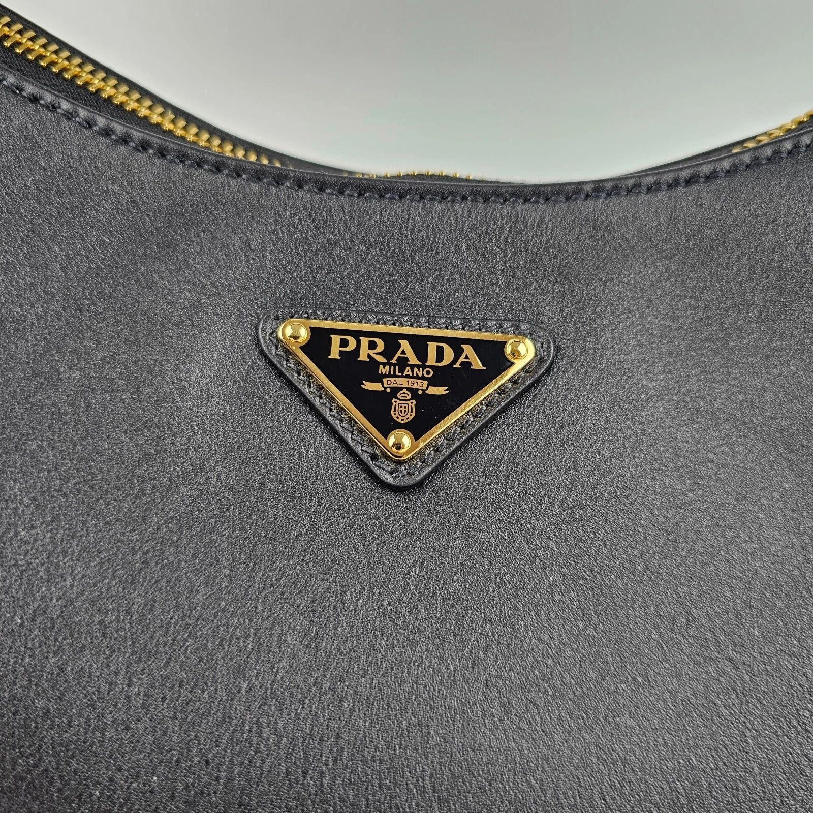 Prada PRADA Aimee Black Leather Shoulder Bag New And Authentic Size ONE SIZE - 8 Thumbnail