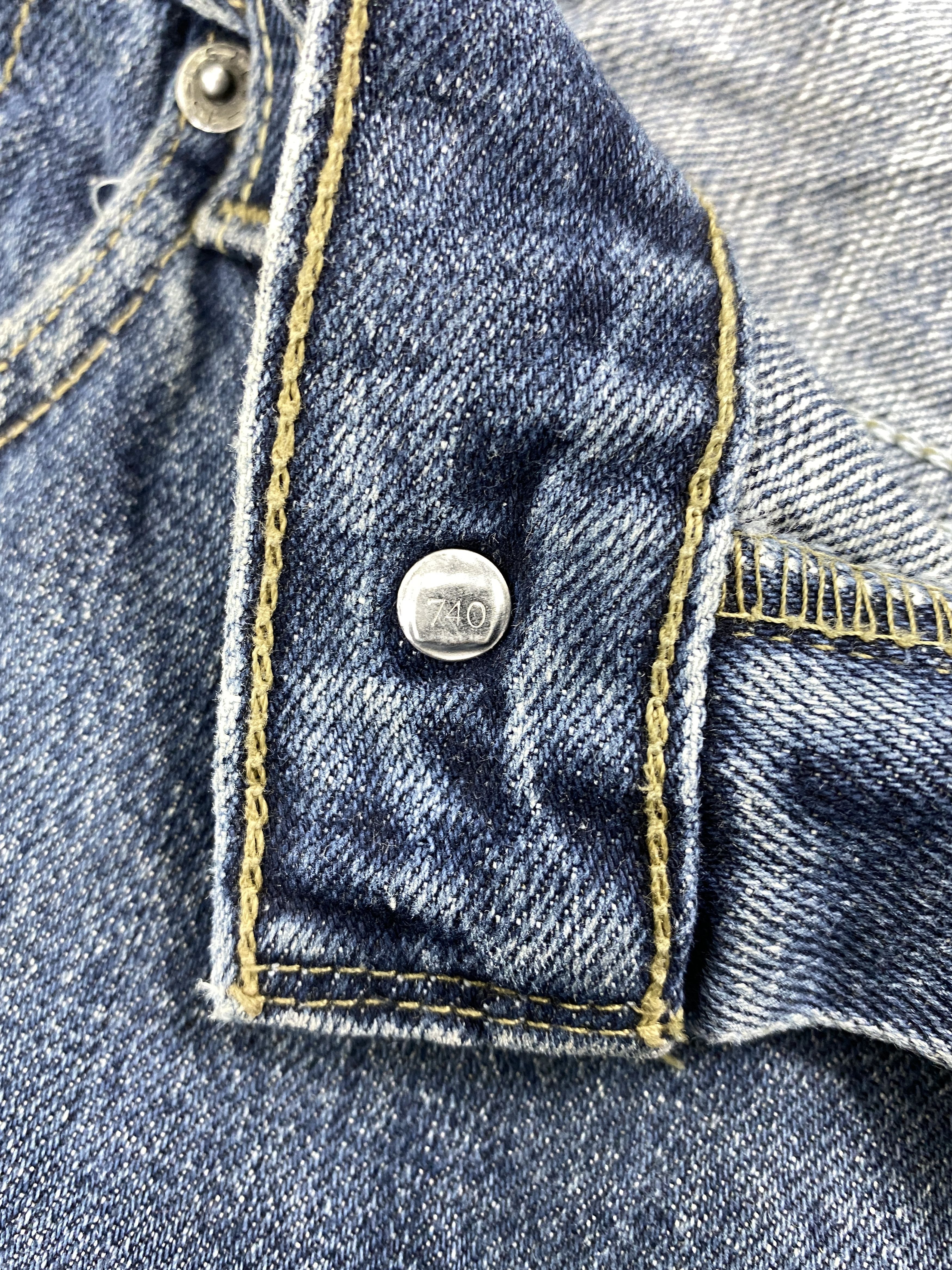 Levi's Blue Distressed Vintage Levi's 569 36x32.5 Denim -SJ017 Size US 36 / EU 52 - 7 Thumbnail