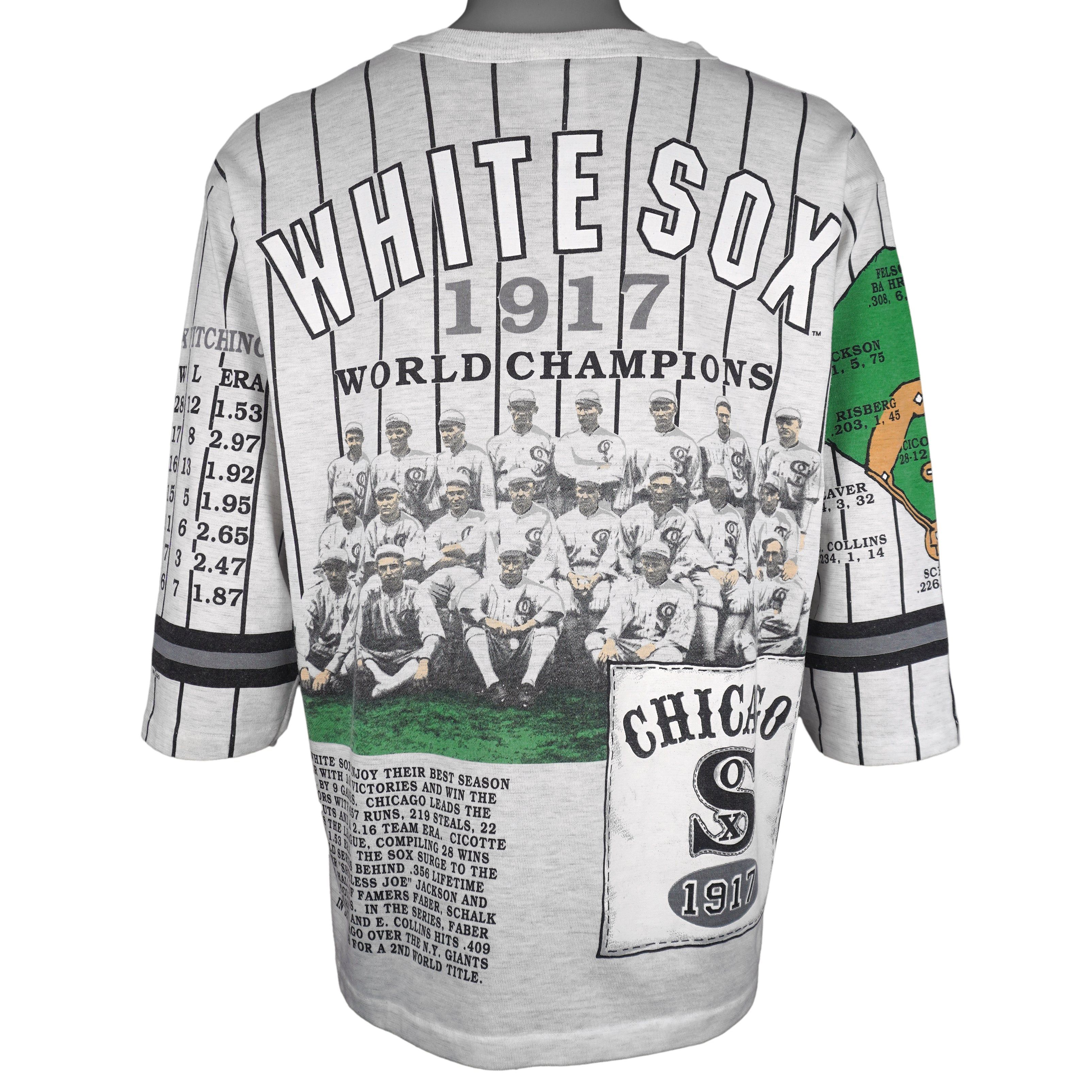 MLB Long Gone - Chicago White Sox 1917 World Series T-Shirt 1991 Size US L / EU 52-54 / 3 - 2 Thumbnail