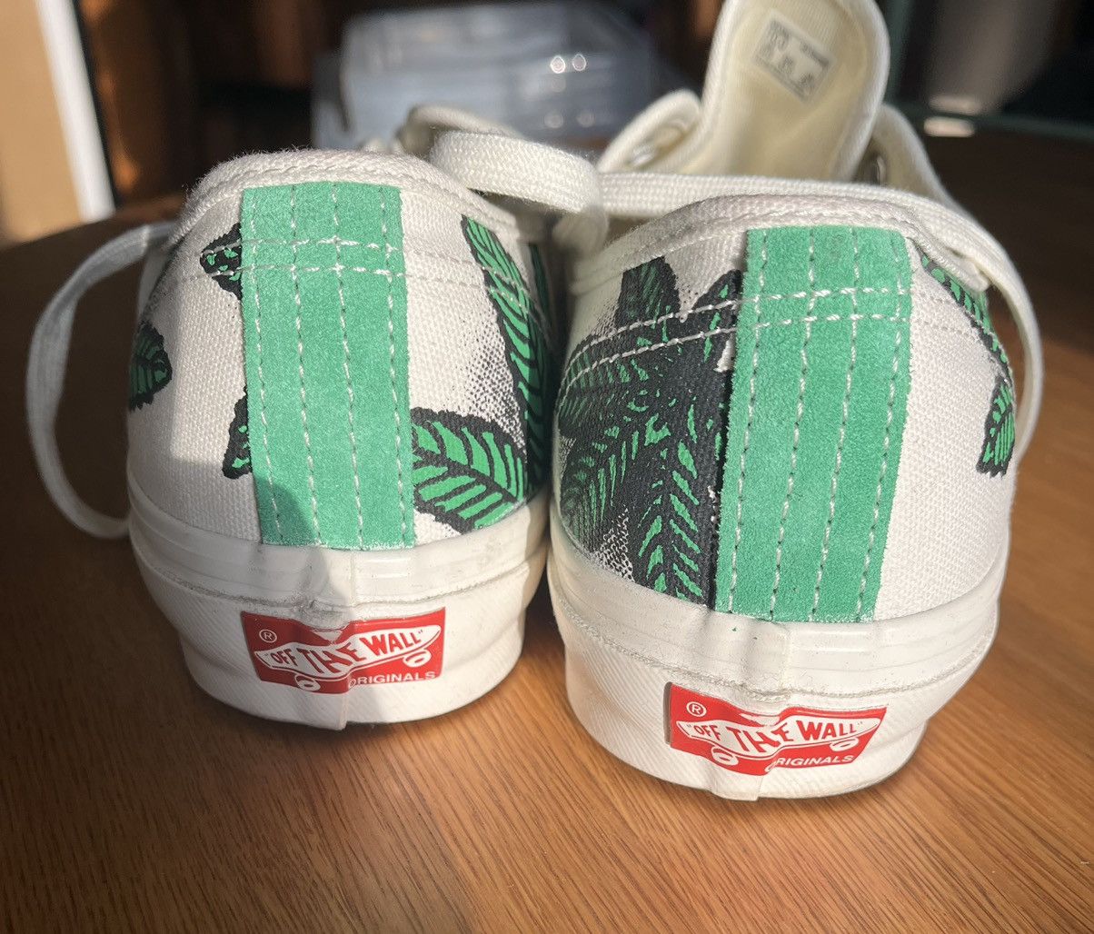 Vans VANS OG Authentic LX Sweet Leaf "420" White/Green Size US 10 / EU 43 - 15 Thumbnail