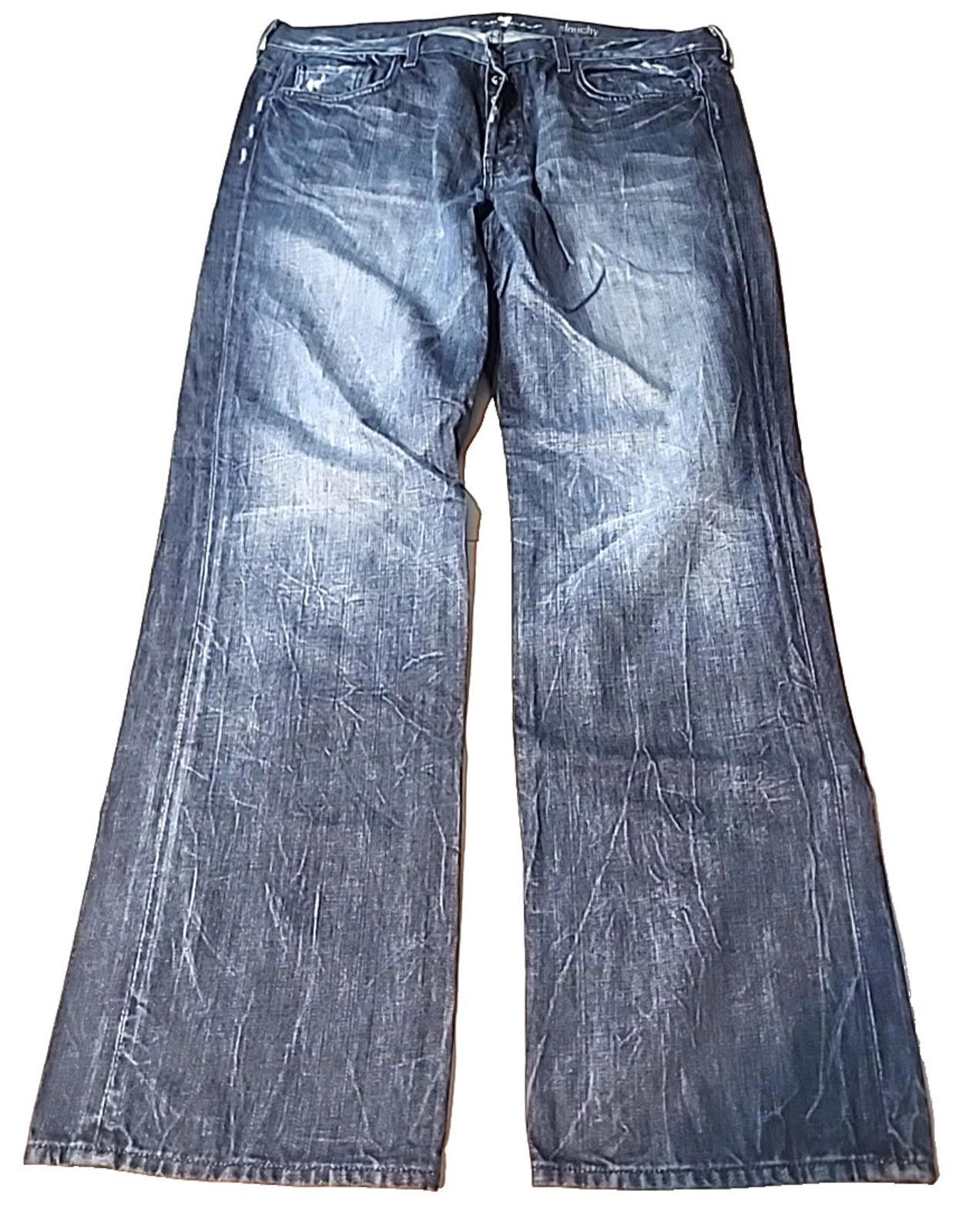 Seven 7 Seven For All Man Kind Blue Jeans Distressed 38Wx33L Size US 38 / EU 54 - 1 Thumbnail