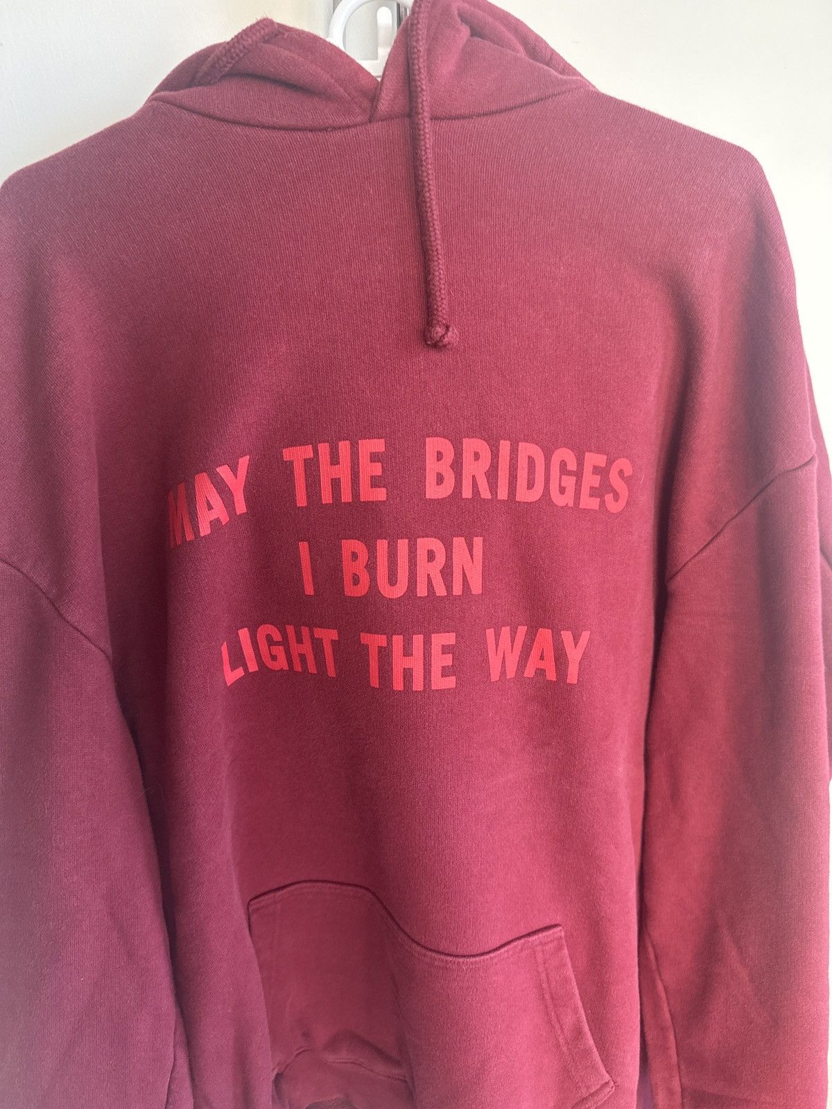 Vetements AW17 - "May The Bridges I Burn Light The Way" Hoodie Size US M / EU 48-50 / 2 - 3 Thumbnail