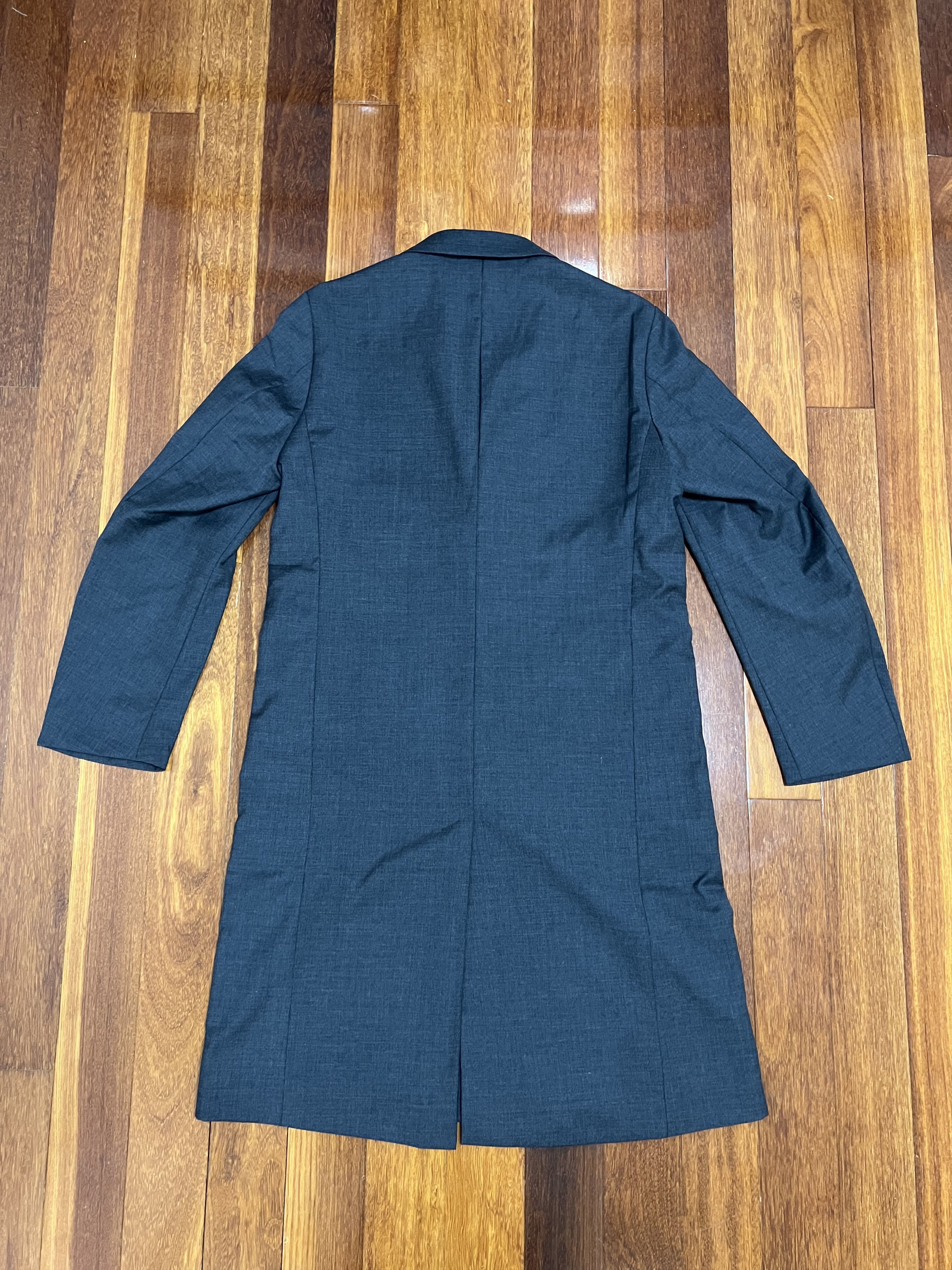 Tres Bien 💚 Très Bien Everywear Peak Lapel Coat Wool Dark Grey NEW Size US S / EU 44-46 / 1 - 7 Thumbnail
