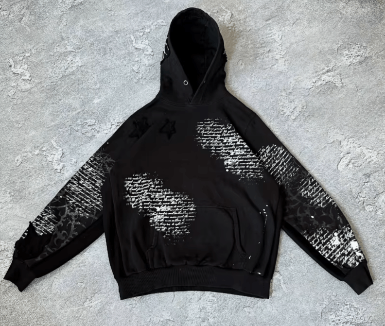 Japanese Brand pattern print versatile casual hoodies Size US M / EU 48-50 / 2 - 1 Thumbnail