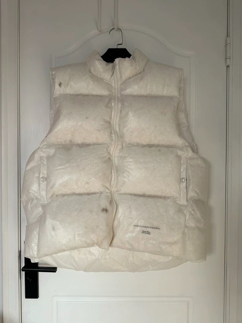 Undercover UNDERCOVERWhite transparent shell down jacket vest 2504-Nex Size US XXL / EU 58 / 5 - 4 Thumbnail