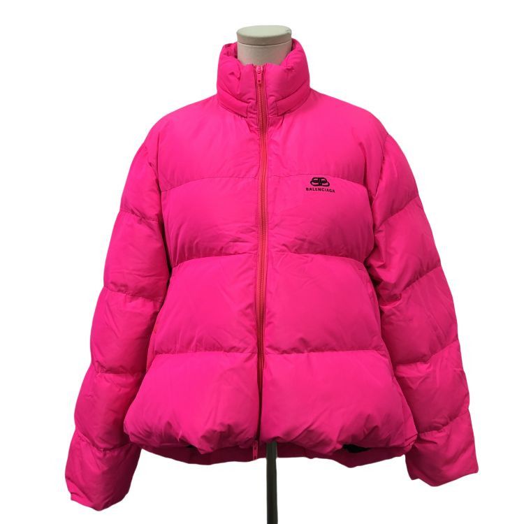 Balenciaga Balenciaga Neon Pink Puffer Jacket Size 34 Size XS / US 0-2 / IT 36-38 - 1 Thumbnail