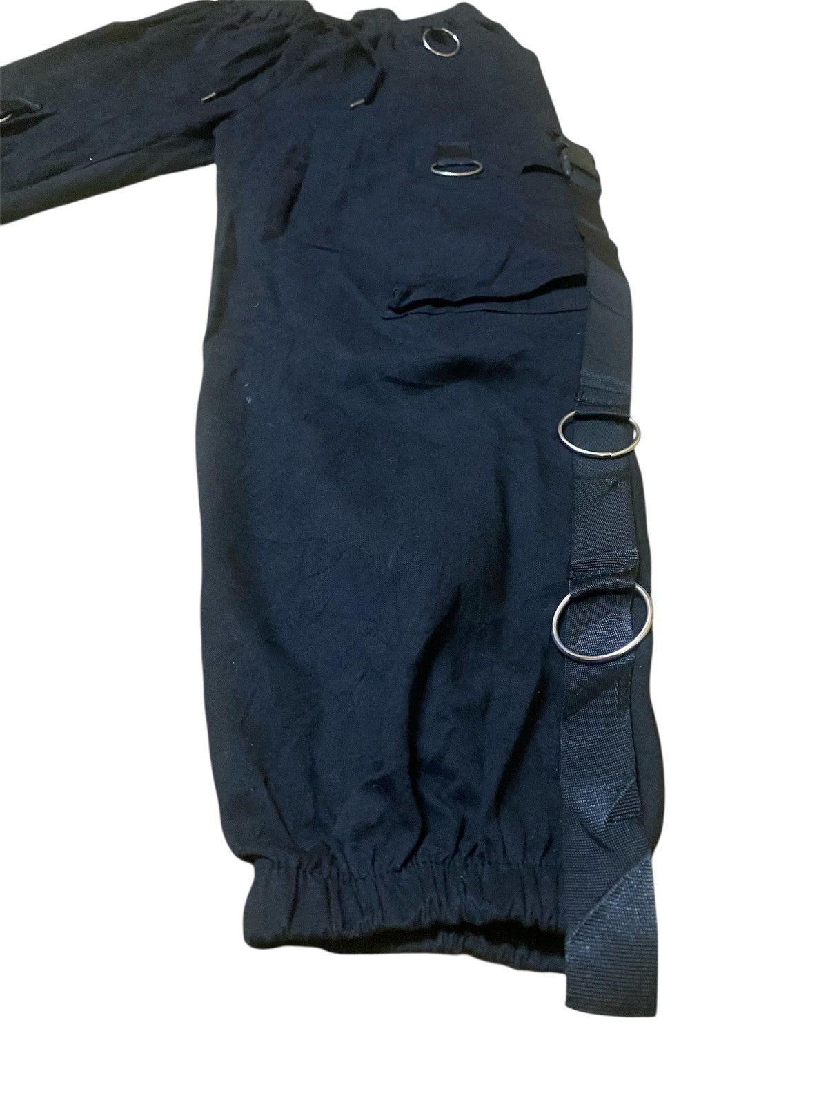 Japanese Brand Chain Multi Pocket Side Stripe Bondage Punk Parachute Cargo Size US 32 / EU 48 - 2 Thumbnail