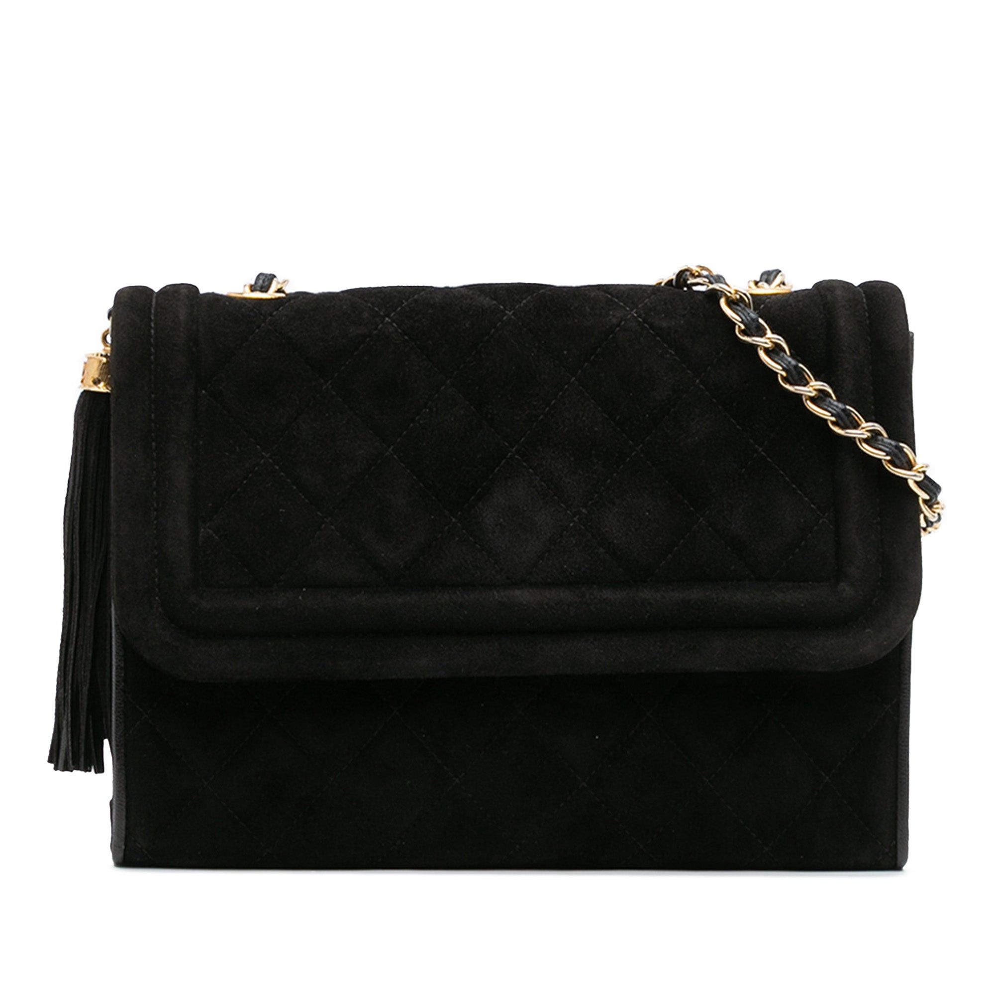 Chanel Quilted Suede Tassel Flap Size ONE SIZE - 1 Thumbnail