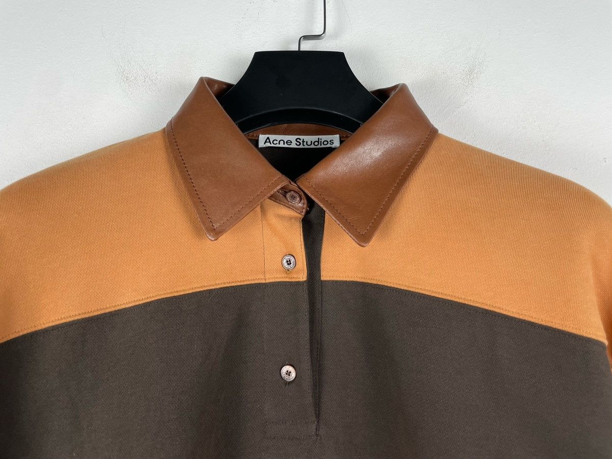 Acne Studios Acne Studios Striped Polo Sweater Size US S / EU 44-46 / 1 - 8 Thumbnail