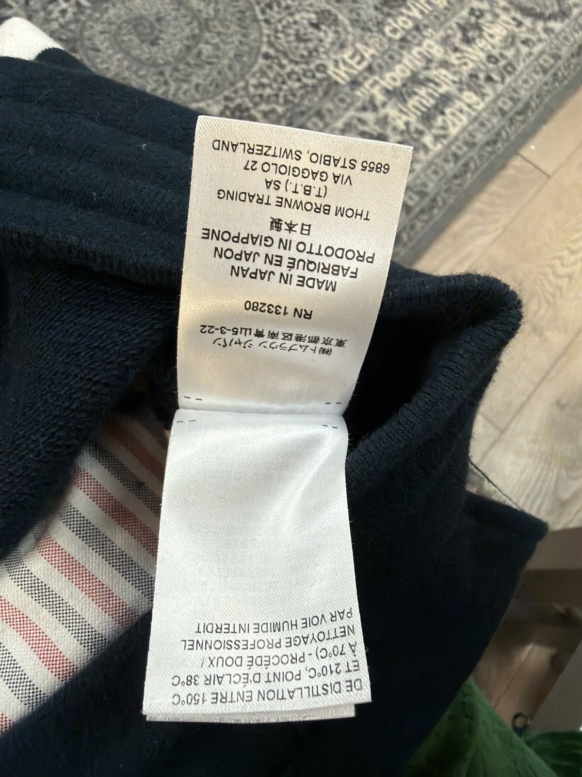 Thom Browne Thom Browne classic logo sweat shorts navy Size US 28 / EU 44 - 4 Thumbnail