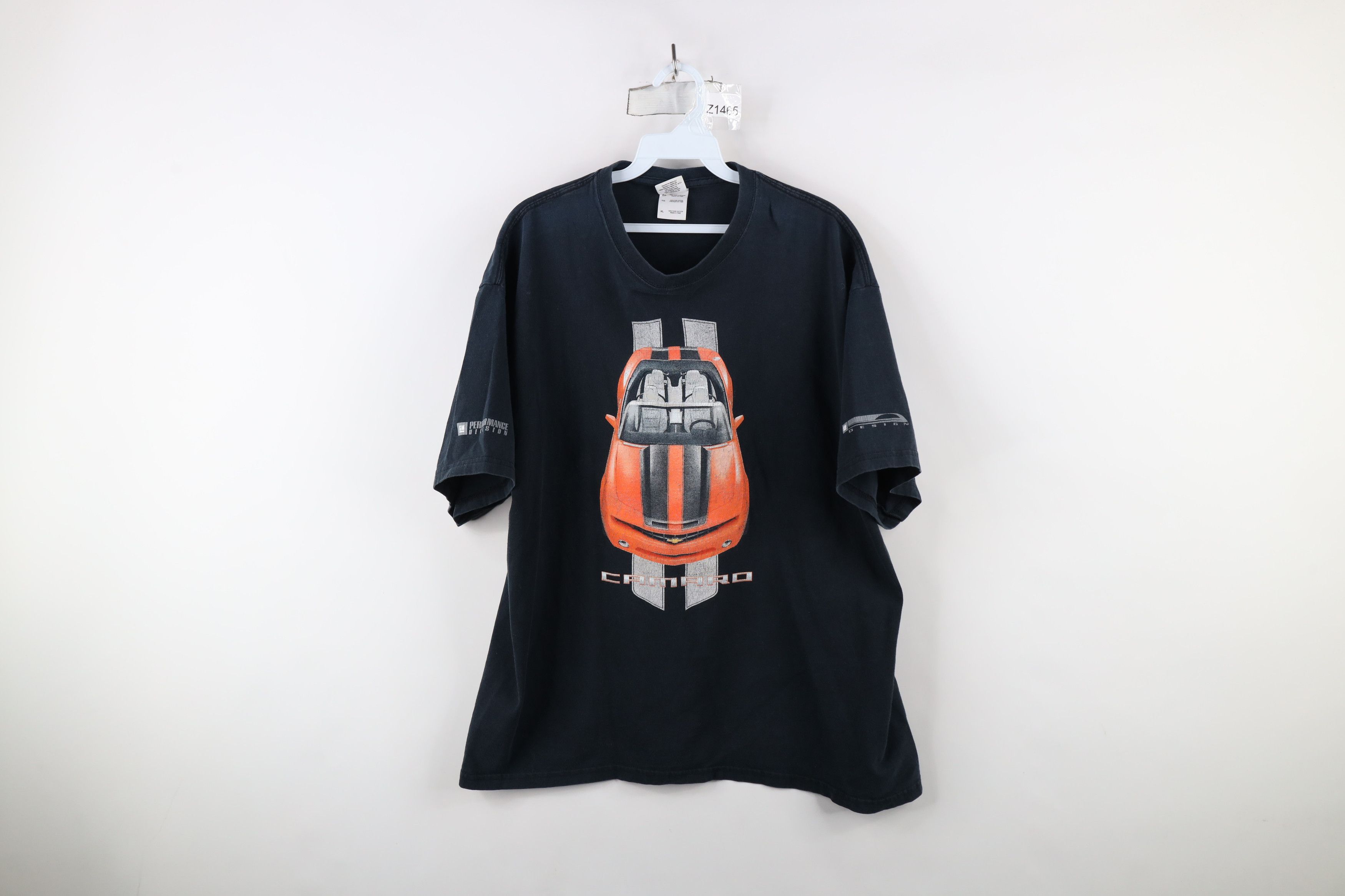 Vintage Vintage General Motors Design Spell Camaro Car T-Shirt Black Size US XL / EU 56 / 4 - 1 Thumbnail