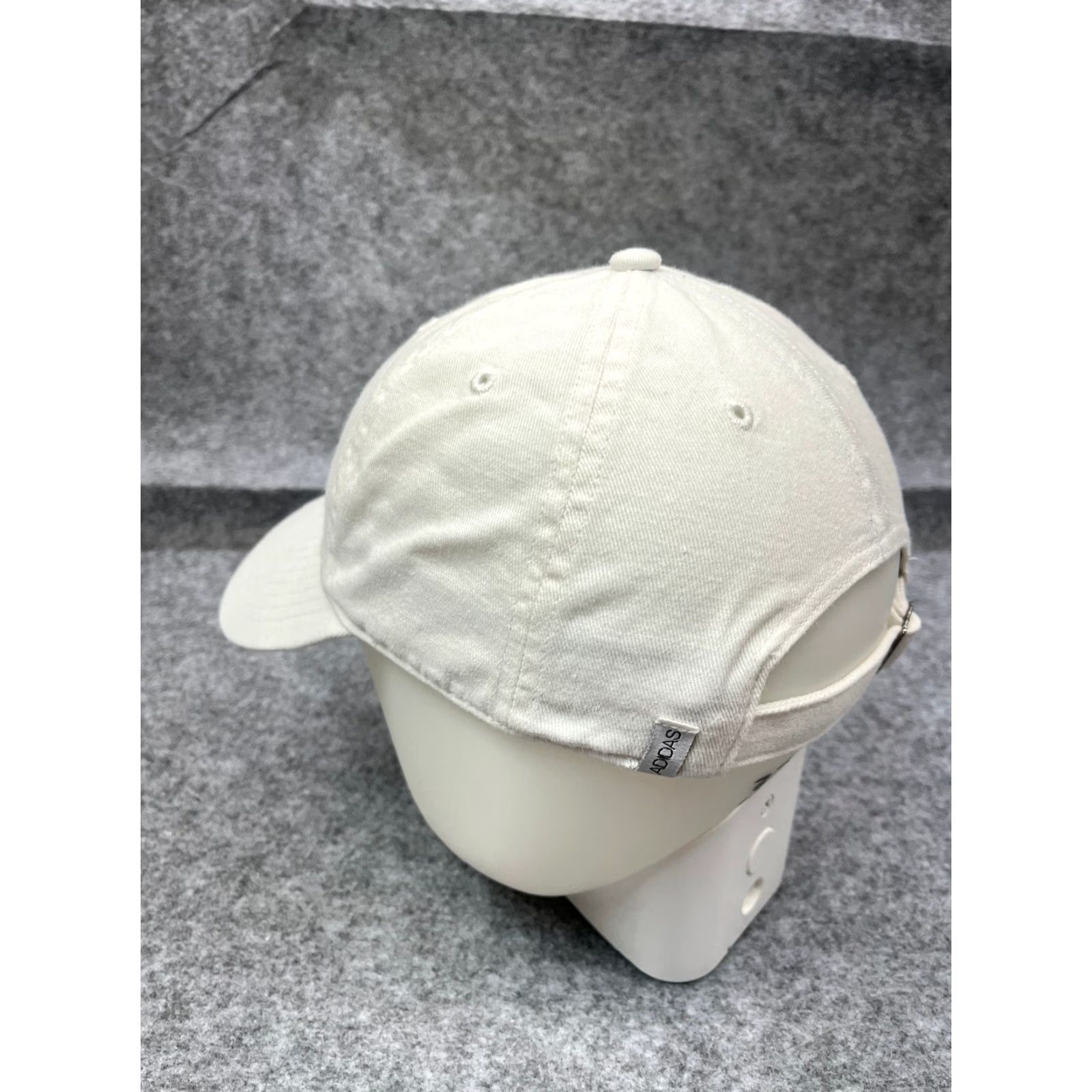 Adidas Adidas Hat Cap Strap Back Adult One Size White 100% Cotton Aeroready Twill Size ONE SIZE - 5 Thumbnail