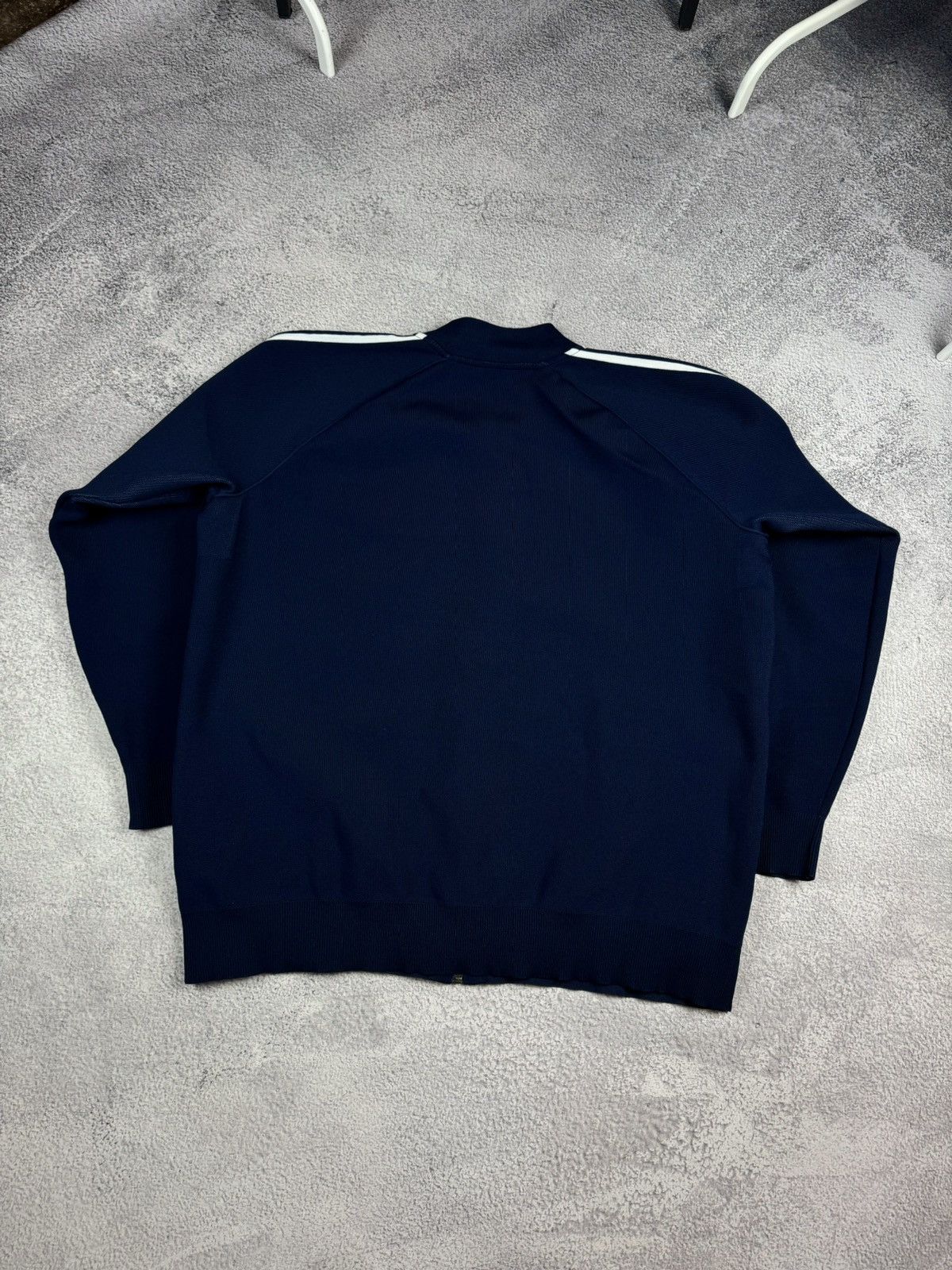 Adidas ADIDAS Originaals Trefoil BF Knit Track Jacket Bomber Size US XXL / EU 58 / 5 - 15 Thumbnail