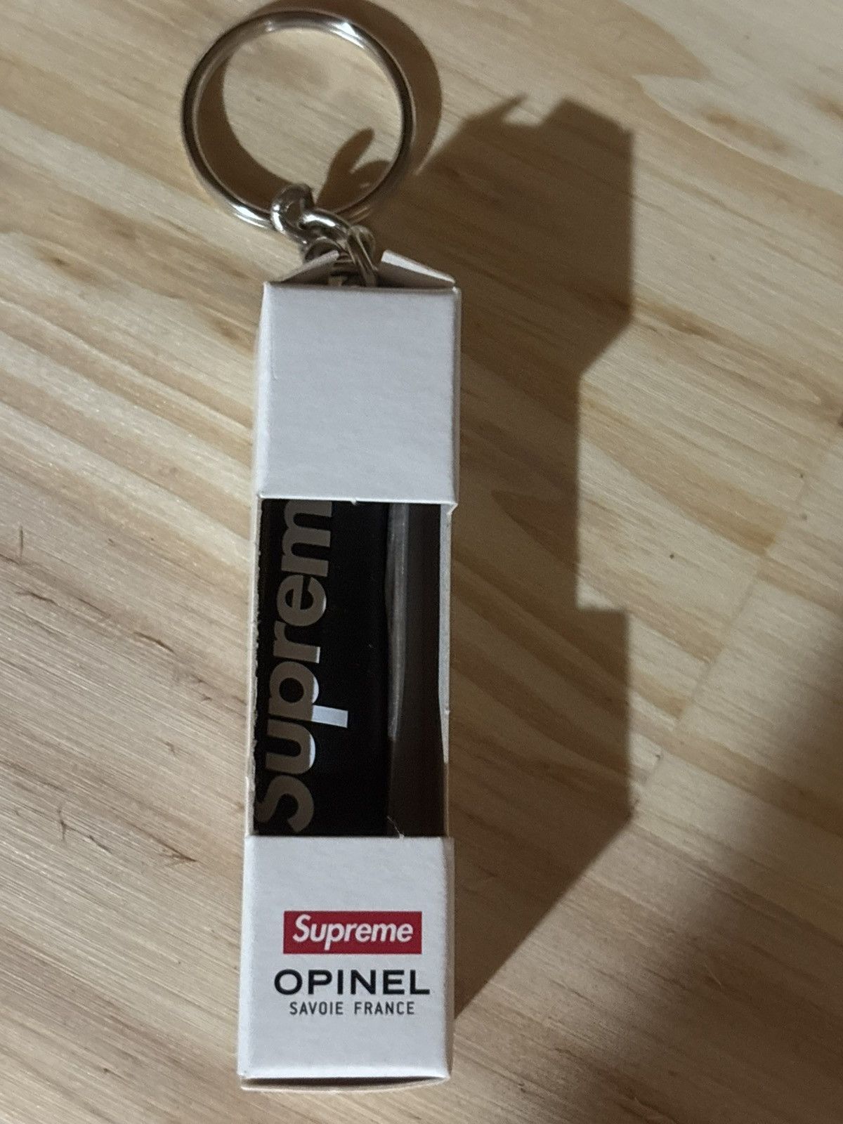 Supreme Supreme®/ Opinel™ Knife Keychain in Black Size ONE SIZE - 3 Thumbnail
