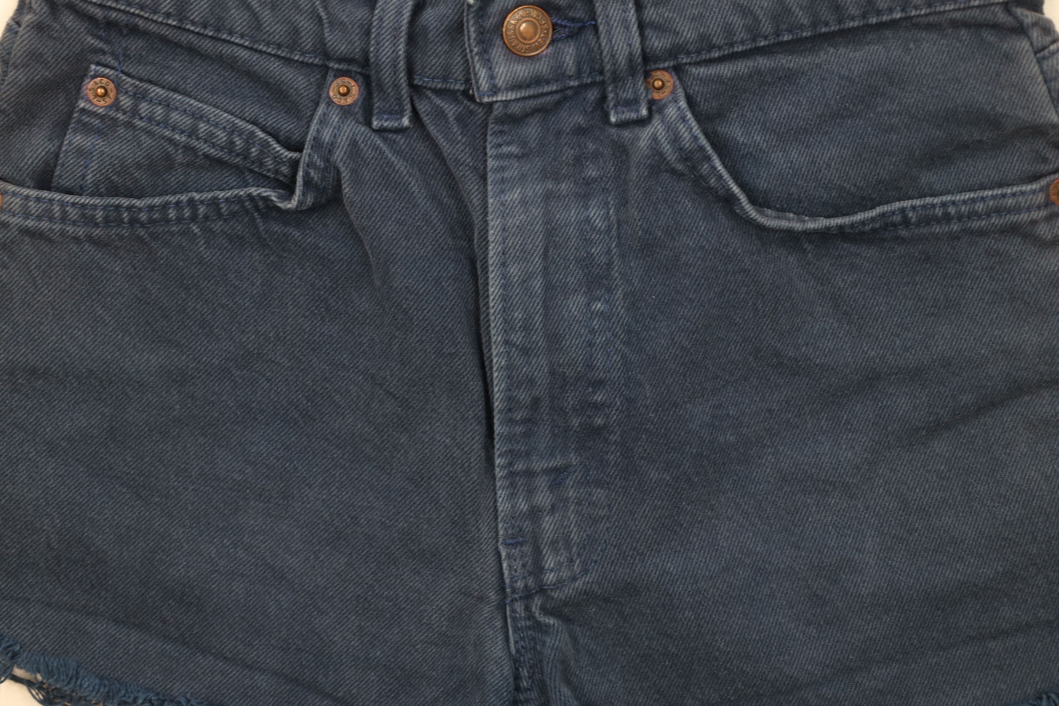 Levi's Vintage 90s Levis 560 Orange Tab Cut Off Denim Shorts USA Size 27" / US 4 / IT 40 - 3 Thumbnail