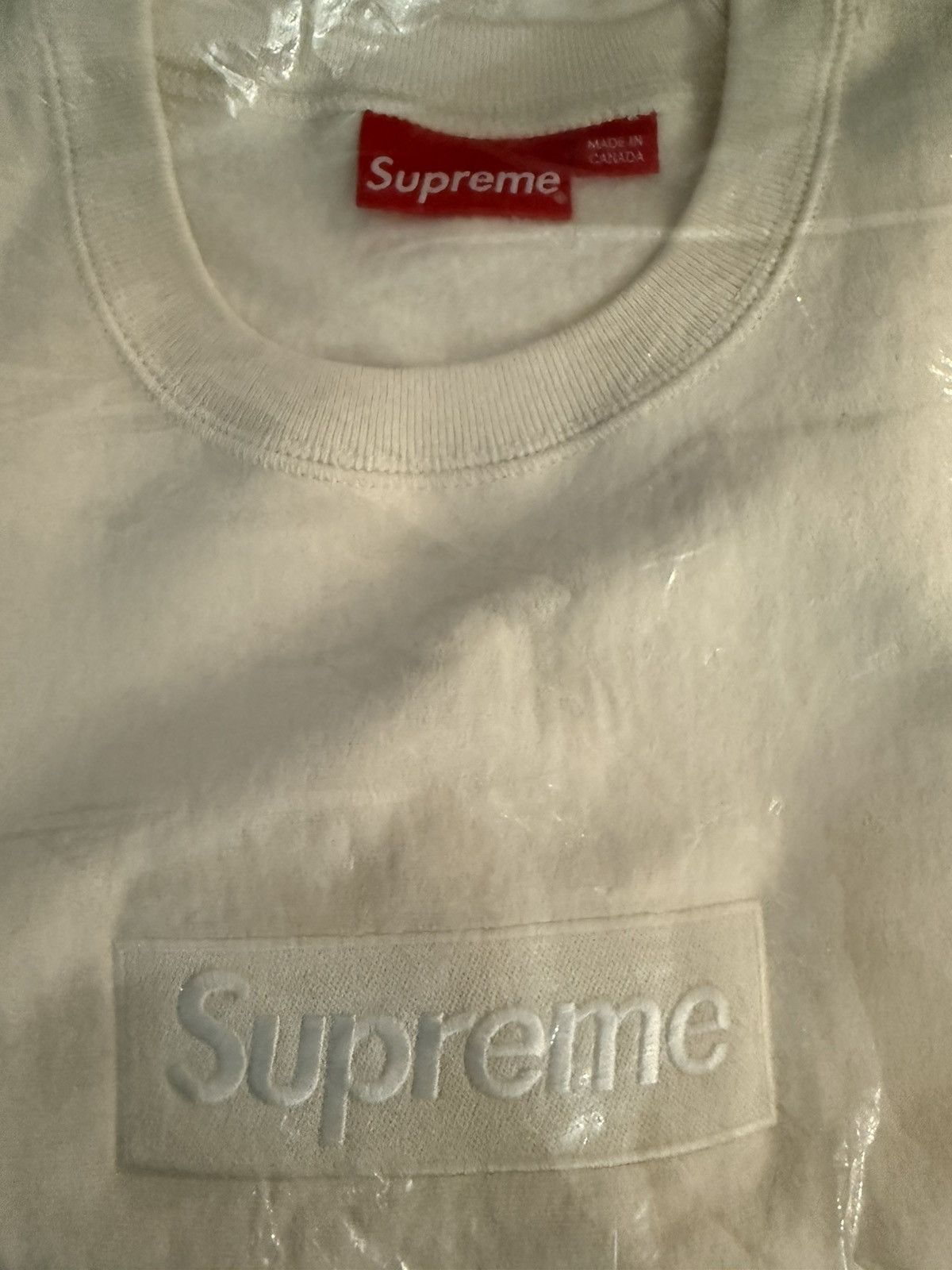 Supreme Supreme Cream Box Logo Size US M / EU 48-50 / 2 - 1 Thumbnail