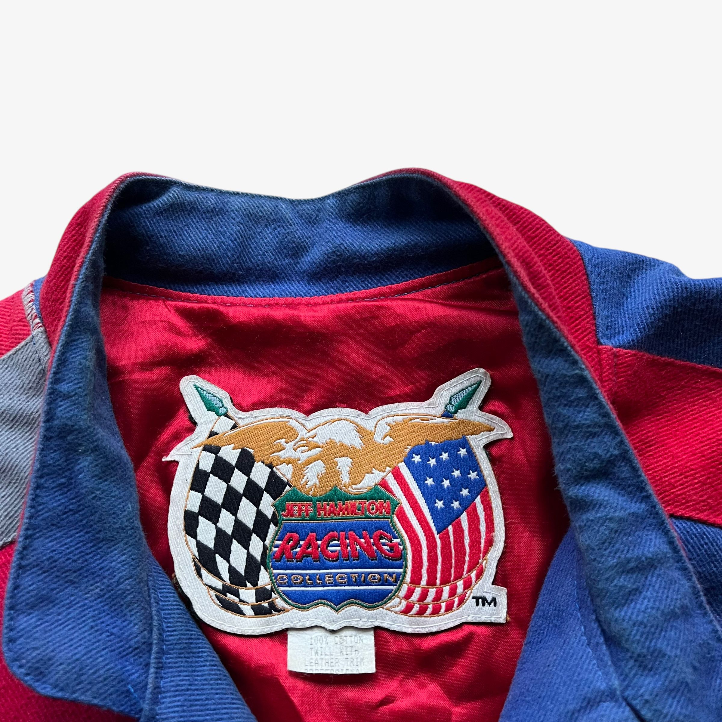 NASCAR Vintage 90s Men's Jeff Hamilton Coors Light NASCAR Jacket Size US L / EU 52-54 / 3 - 3 Thumbnail