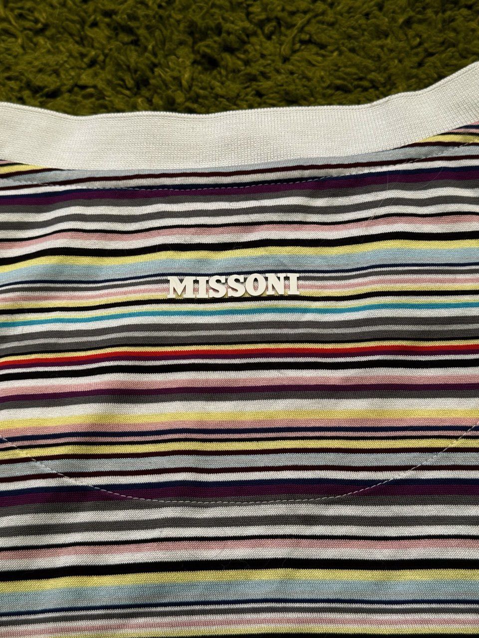 Designer × Missoni Missoni coloured striped t-shirt Size XXL / US 16-18 / IT 52-54 - 3 Thumbnail